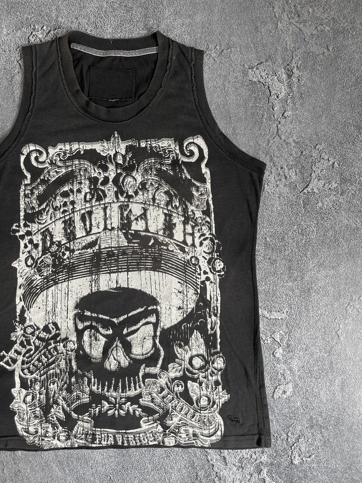Vintage Tank top skull gothic y2k vintage Size US M / EU 48-50 / 2 - 2 Thumbnail