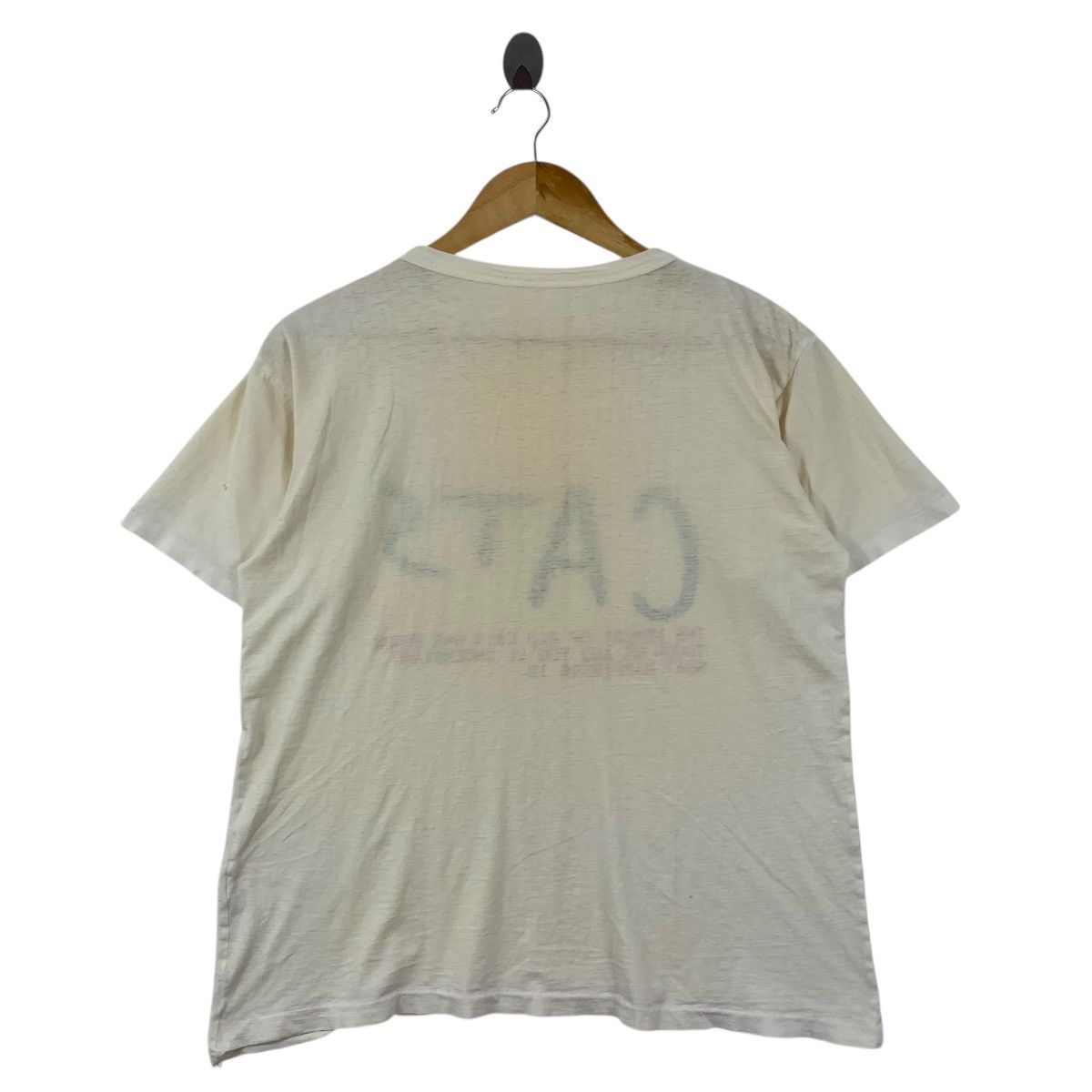 Vintage Vintage 90s CATS The Memory Of Old Days Have Begun Tshirt Size US M / EU 48-50 / 2 - 4 Thumbnail