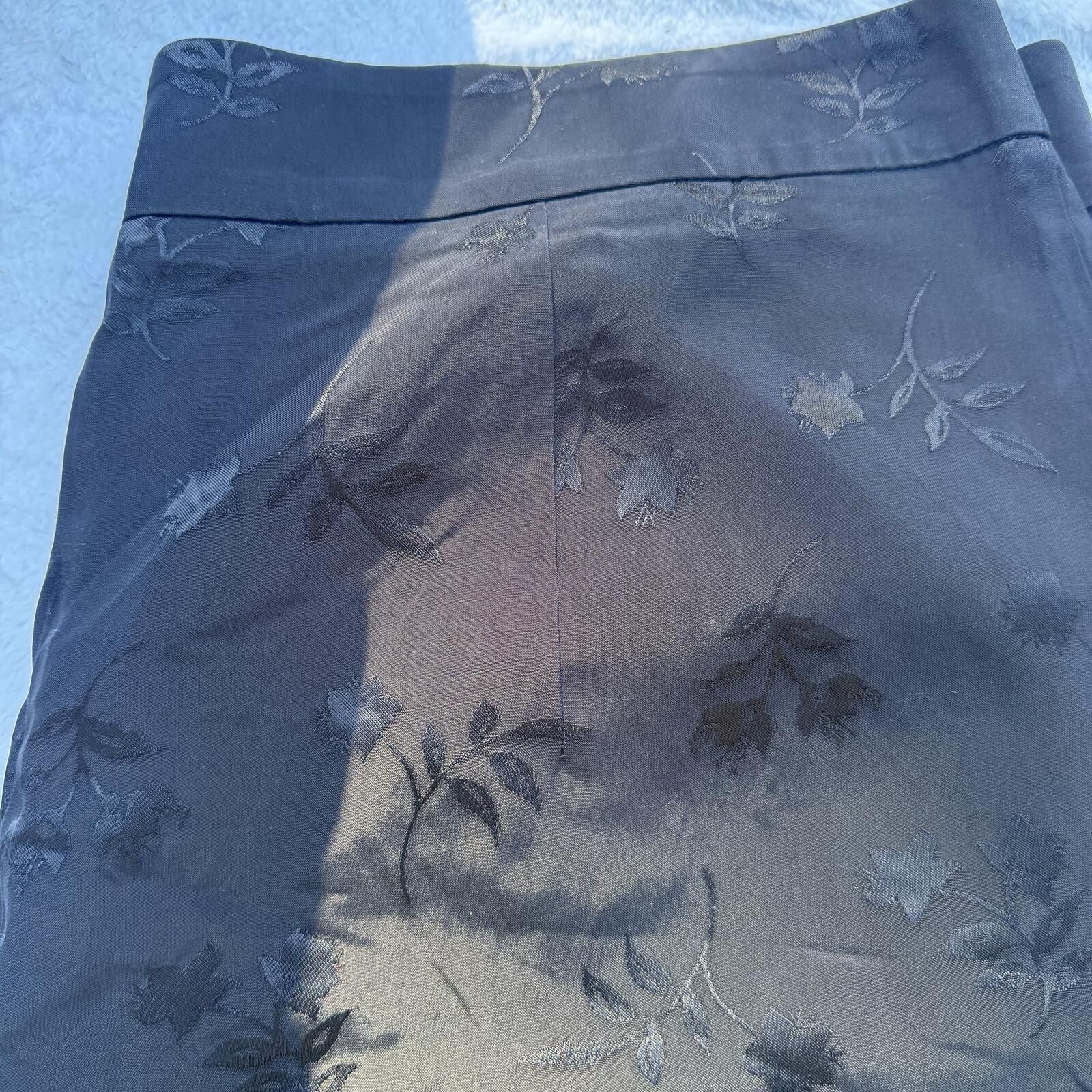Other NWT Nasty Gal Size 16 Wide Leg Flowy Satin Floral Trouser Size 38" / US 16 / IT 52 - 2 Thumbnail
