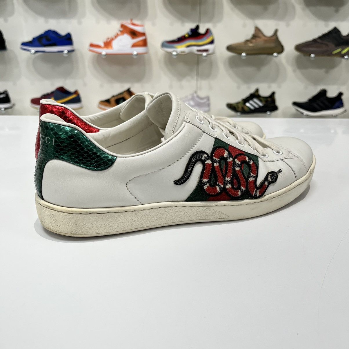 Gucci Gucci Ace Embroidered Snake Size US 8.5 / EU 41-42 - 6 Thumbnail