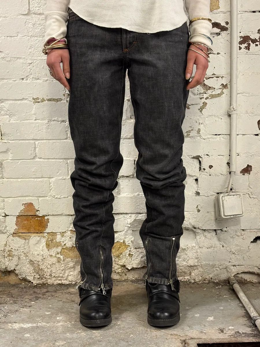 Dolce & Gabbana AW2003 Dolce & Gabbana Multi Zips Grey Jeans Size 27" / US 4 / IT 40 - 3 Thumbnail