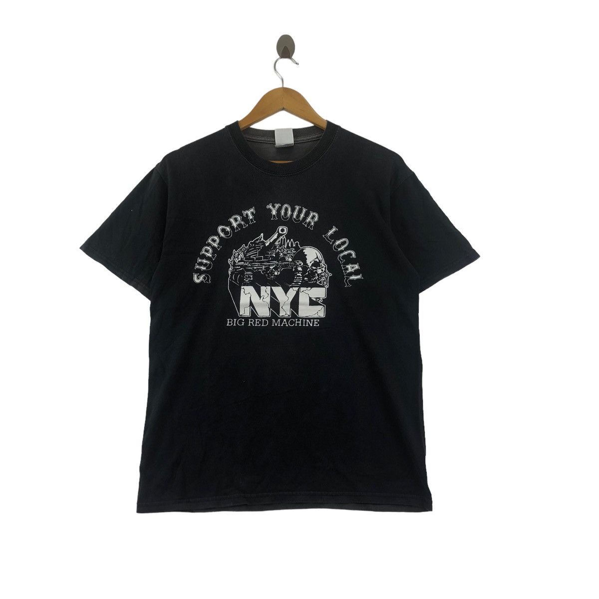 Vintage NYC BIG RED MACHINE Support Your Local Tee Shirt