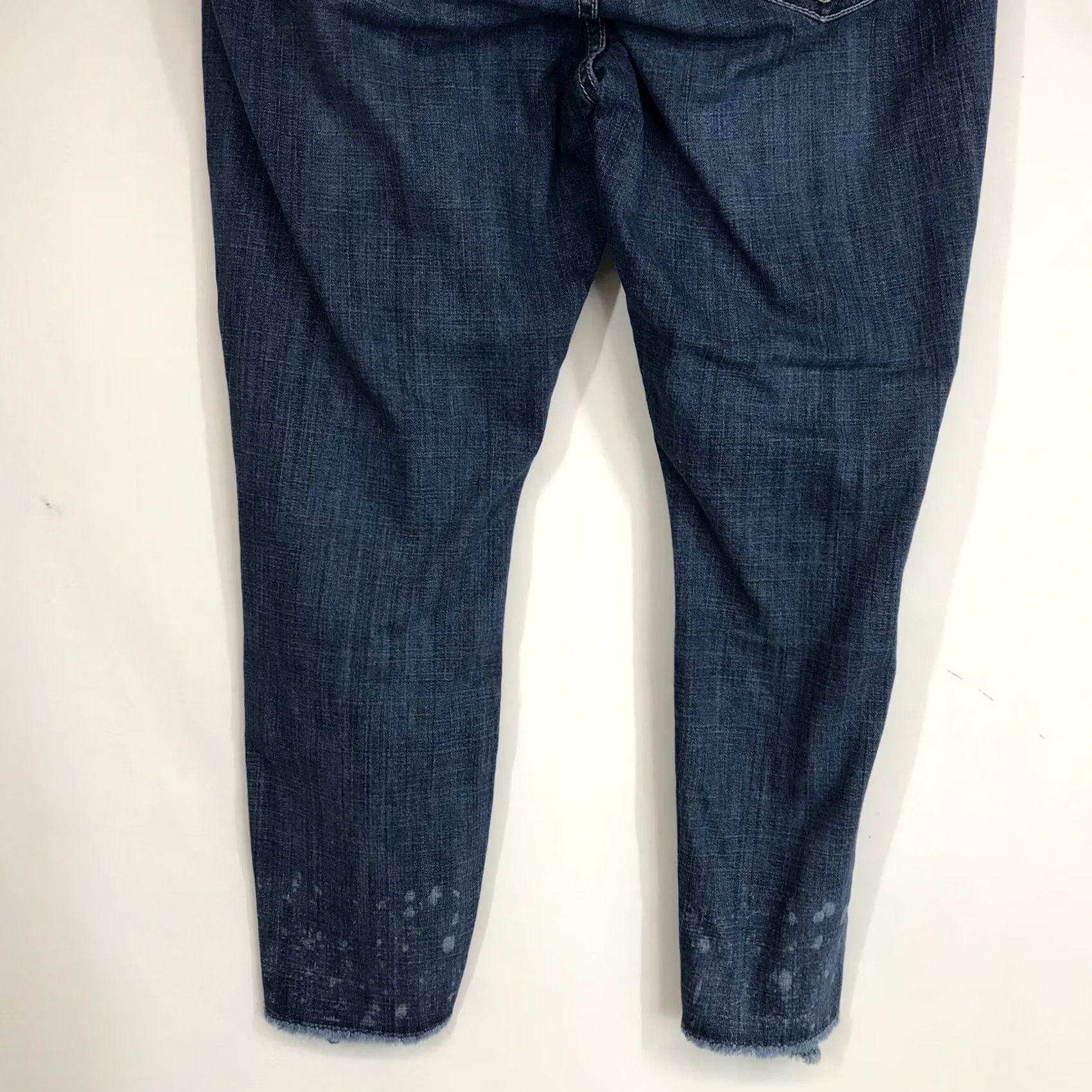 Denime Cruel Denim Abby Blue Distressed Ripped Jeans Women Size 33 Size 24" / US 00 / IT 34 - 6 Thumbnail