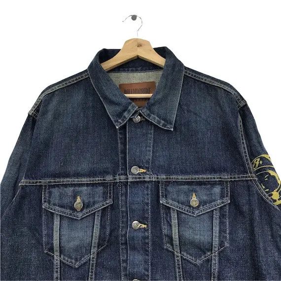 Billionaire Boys Club Vtg BILLIONAIRE BOYS Club BBC Indigo Denim Jeans Jacket Size US L / EU 52-54 / 3 - 3 Thumbnail