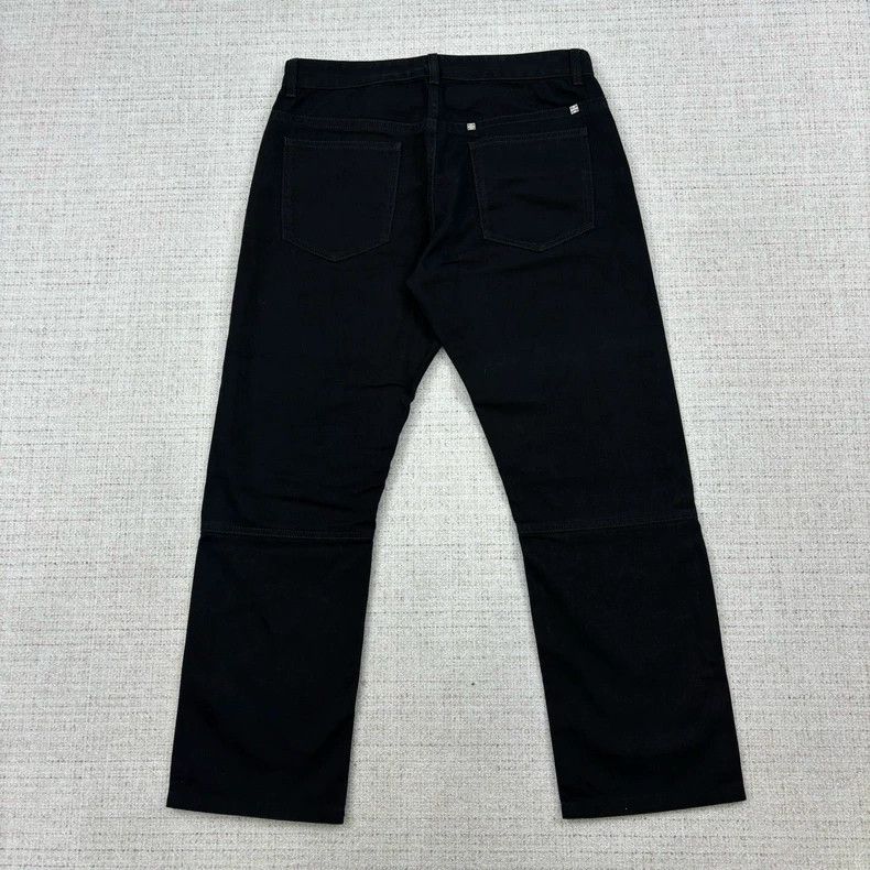 Givenchy Givenchy Solid color straight jeans with zip details Size US 32 / EU 48 - 2 Thumbnail