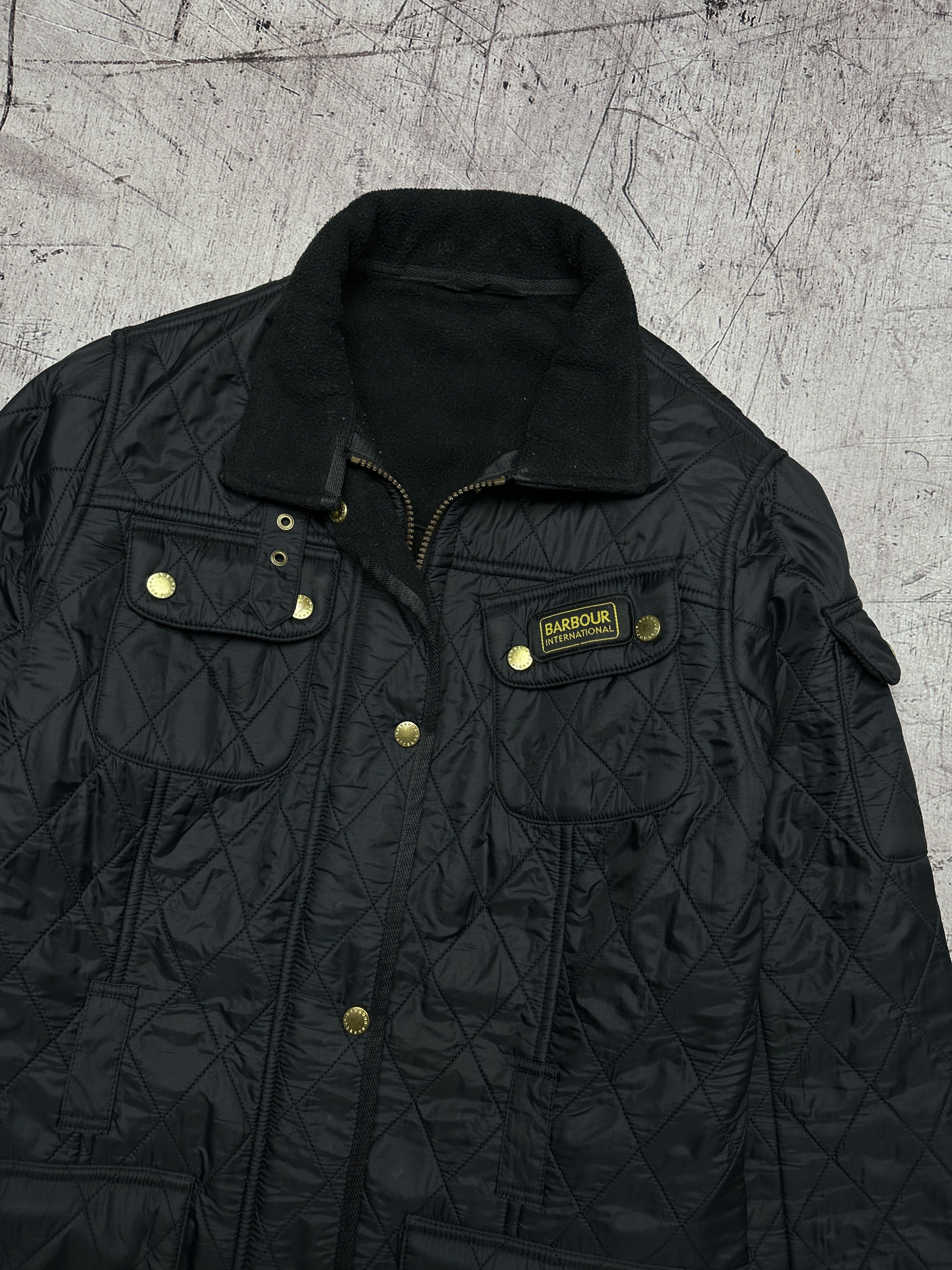 Barbour × Vintage Barbour International Womens Polarquilt Quilted Jacket Size XL / US 12-14 / IT 48-50 - 2 Thumbnail