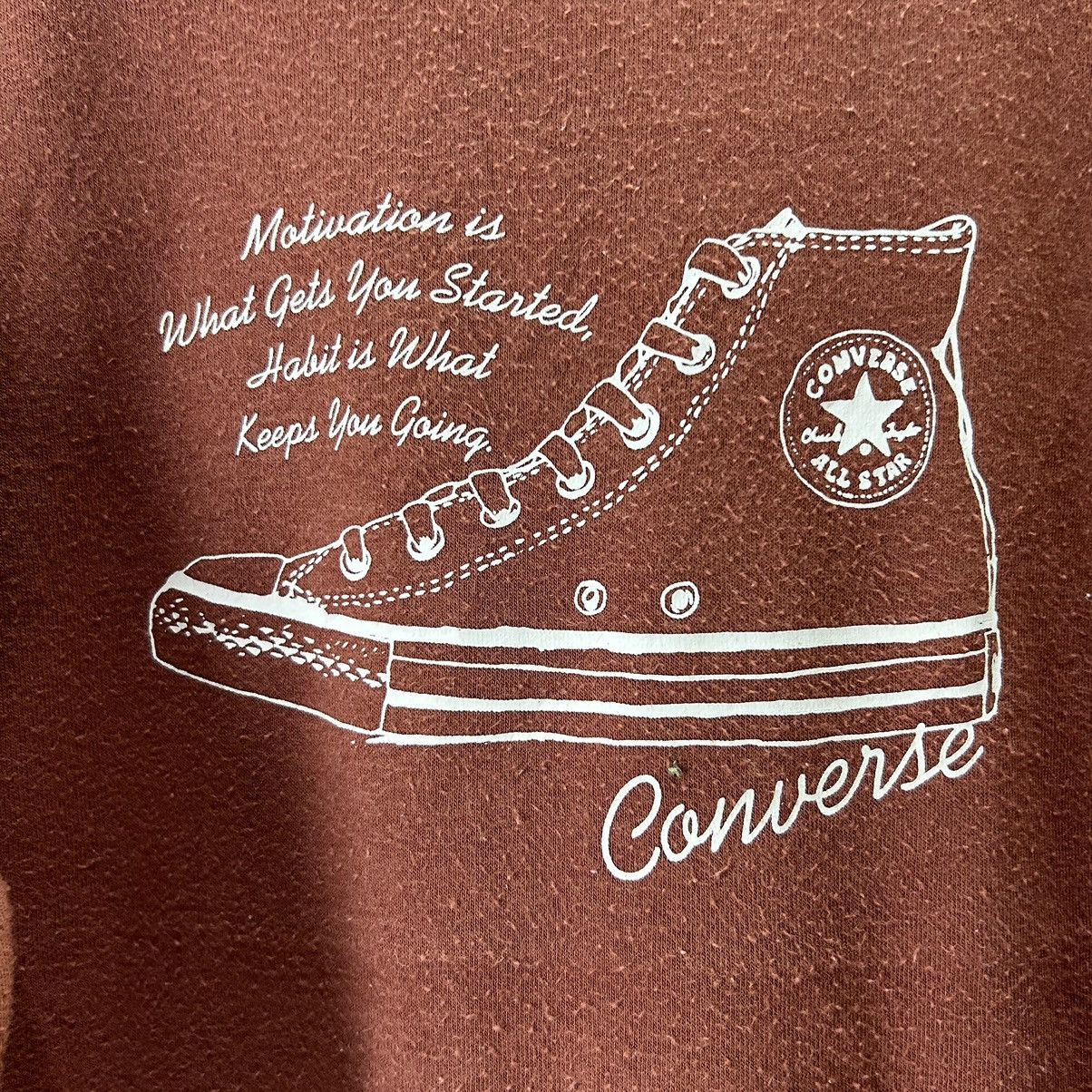 Converse Vintage Converse Shoes Graphic Design Sweatshirt Size US L / EU 52-54 / 3 - 3 Thumbnail