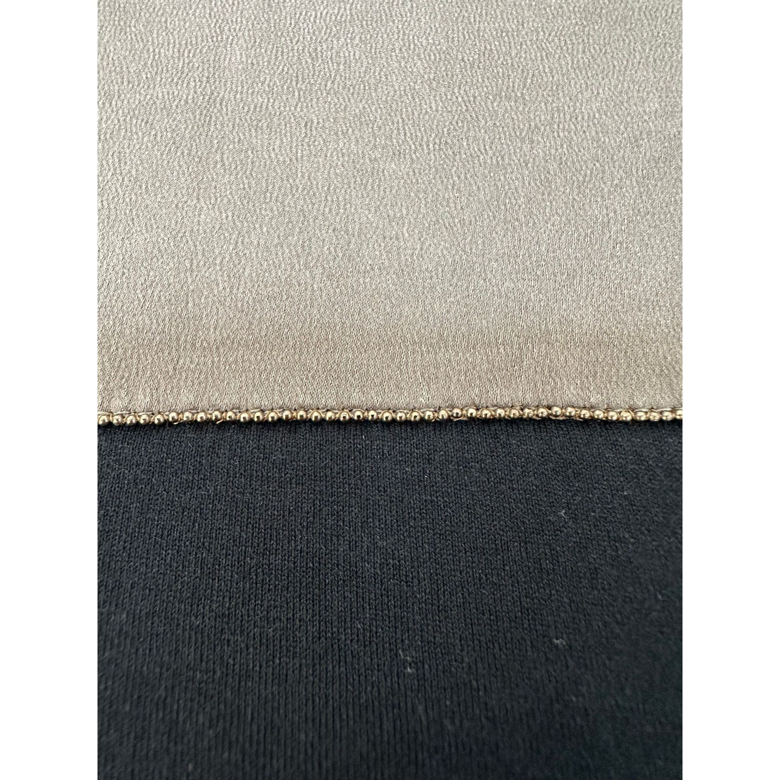 Brunello Cucinelli Brunello Cucinelli Black Satin Stripe T-Shirt Sz.S Size S / US 4 / IT 40 - 5 Thumbnail