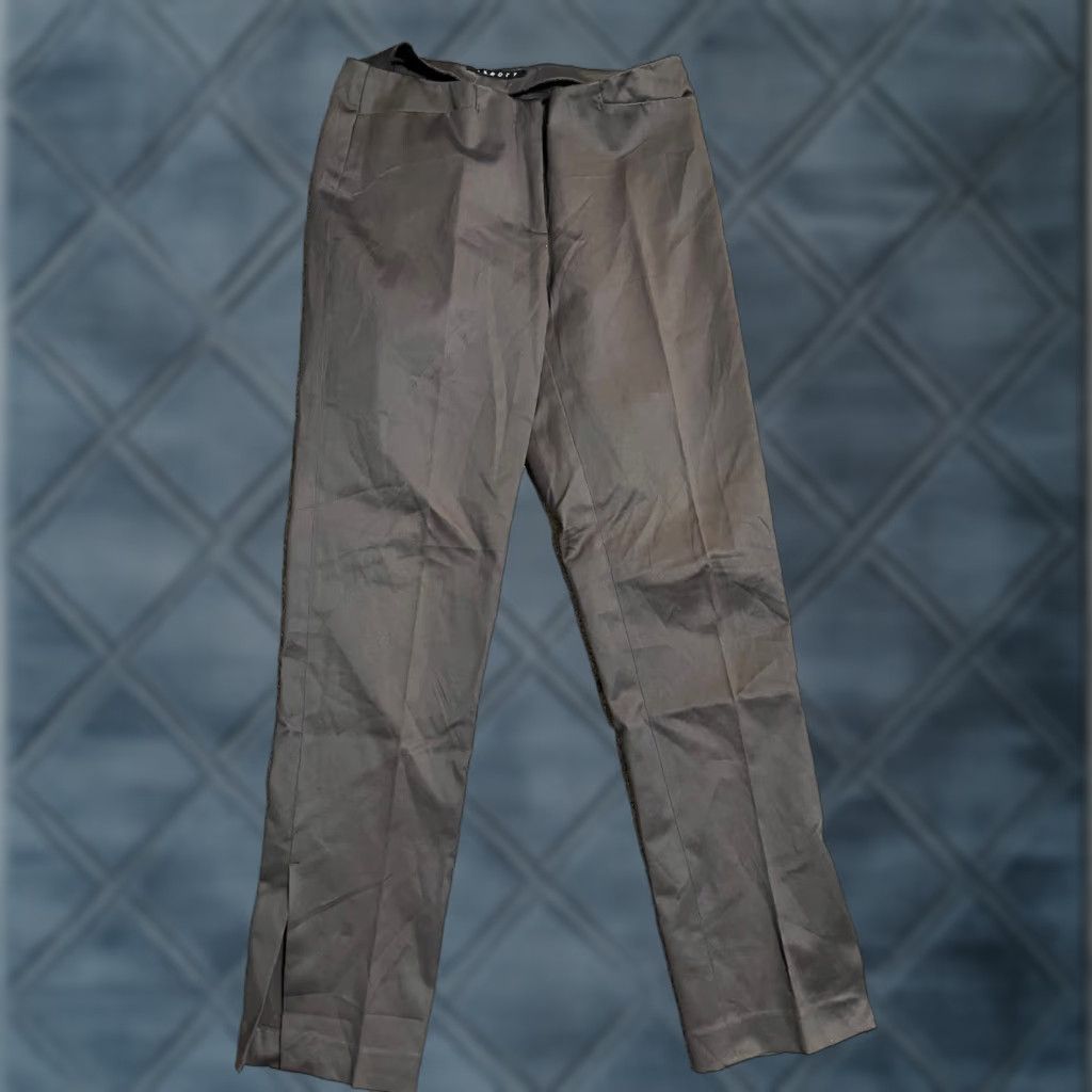 Theory Theory Flare Leg Pants Womens 8 Brown Casual Trousers with Pockets Pants Women Brown 8 Size 30" / US 8 / IT 44 - 1 Thumbnail