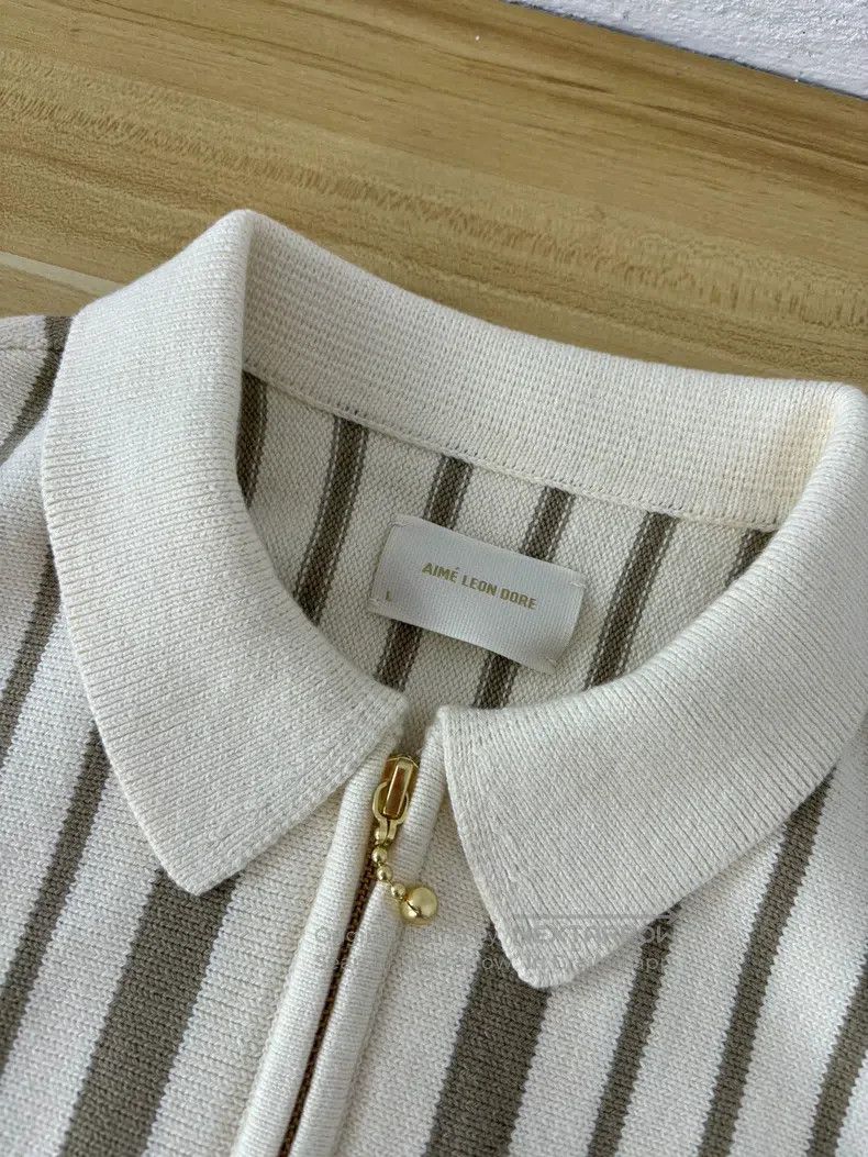 Aime Leon Dore Aime Leon Dore Knit Fleece Collar Zip-up Jacket Size US L / EU 52-54 / 3 - 3 Thumbnail