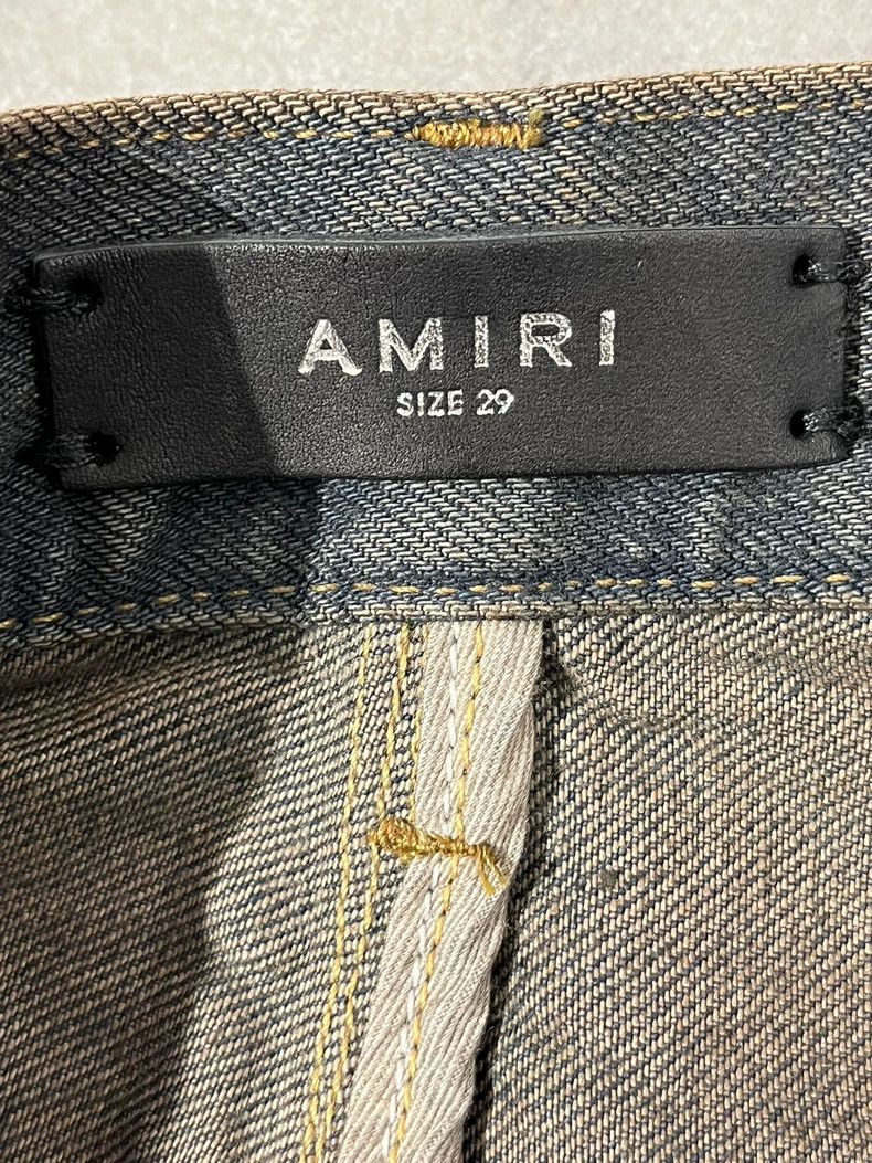 Amiri Amiri distressed cut-off denim jeans Size US 29 - 3 Thumbnail