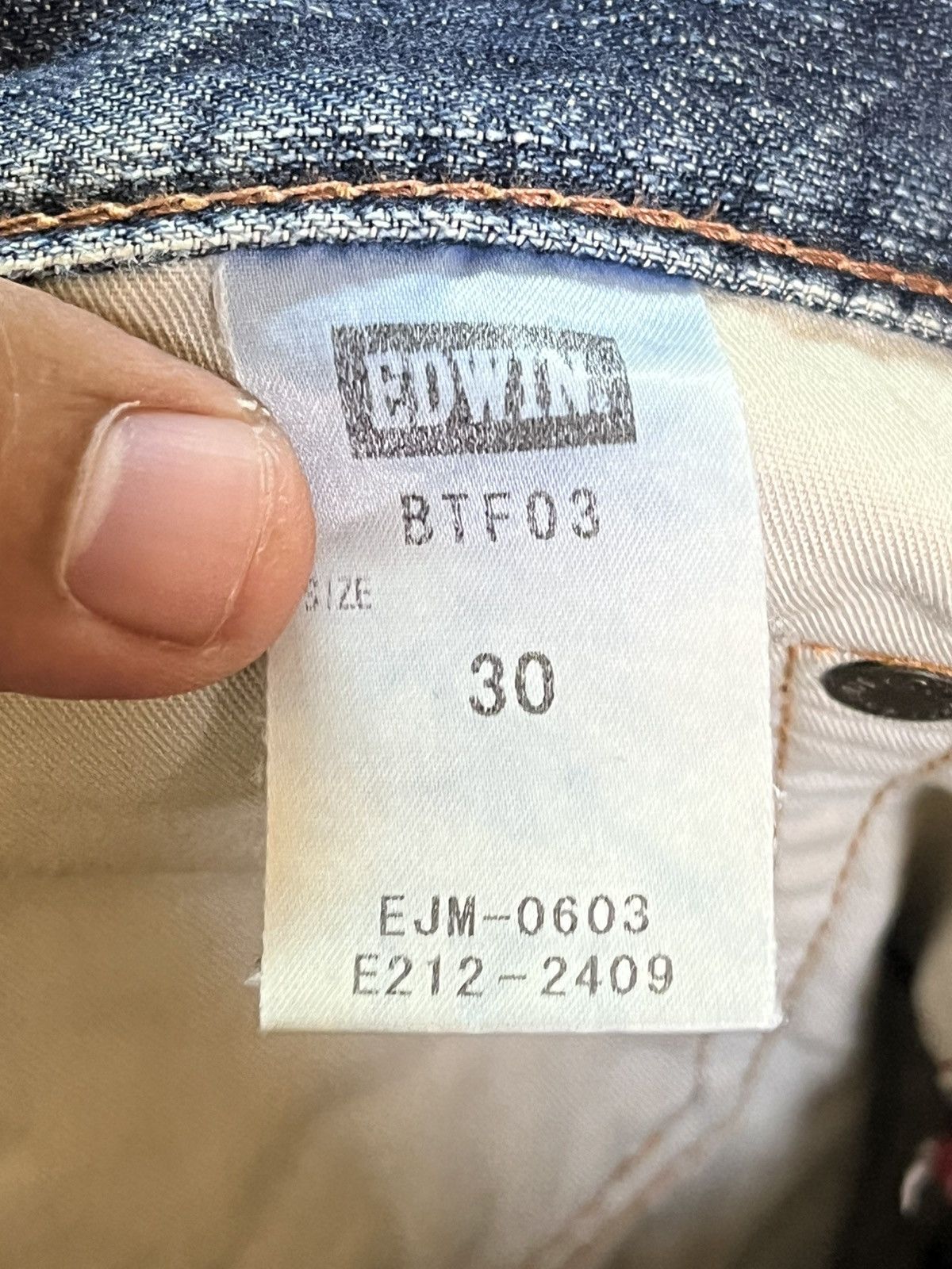 Edwin Vintage Edwin Bluetrip Mudwash Clawmark Distressed Denim Size US 32 / EU 48 - 11 Thumbnail