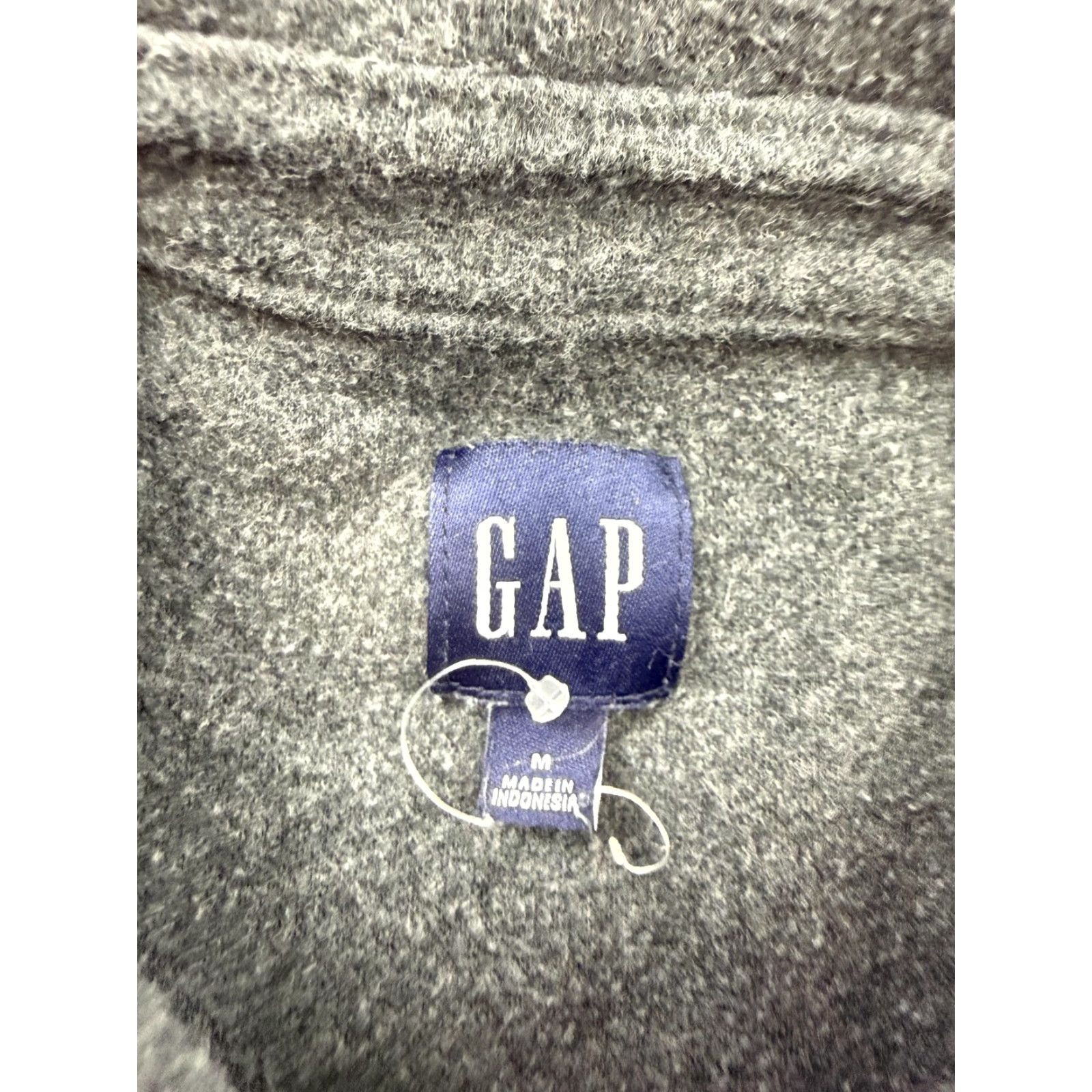 Gap Gap Shirt Mens M Gray Fleece Long Sleeve Snap Front Chest Pockets Casual Size US M / EU 48-50 / 2 - 4 Thumbnail