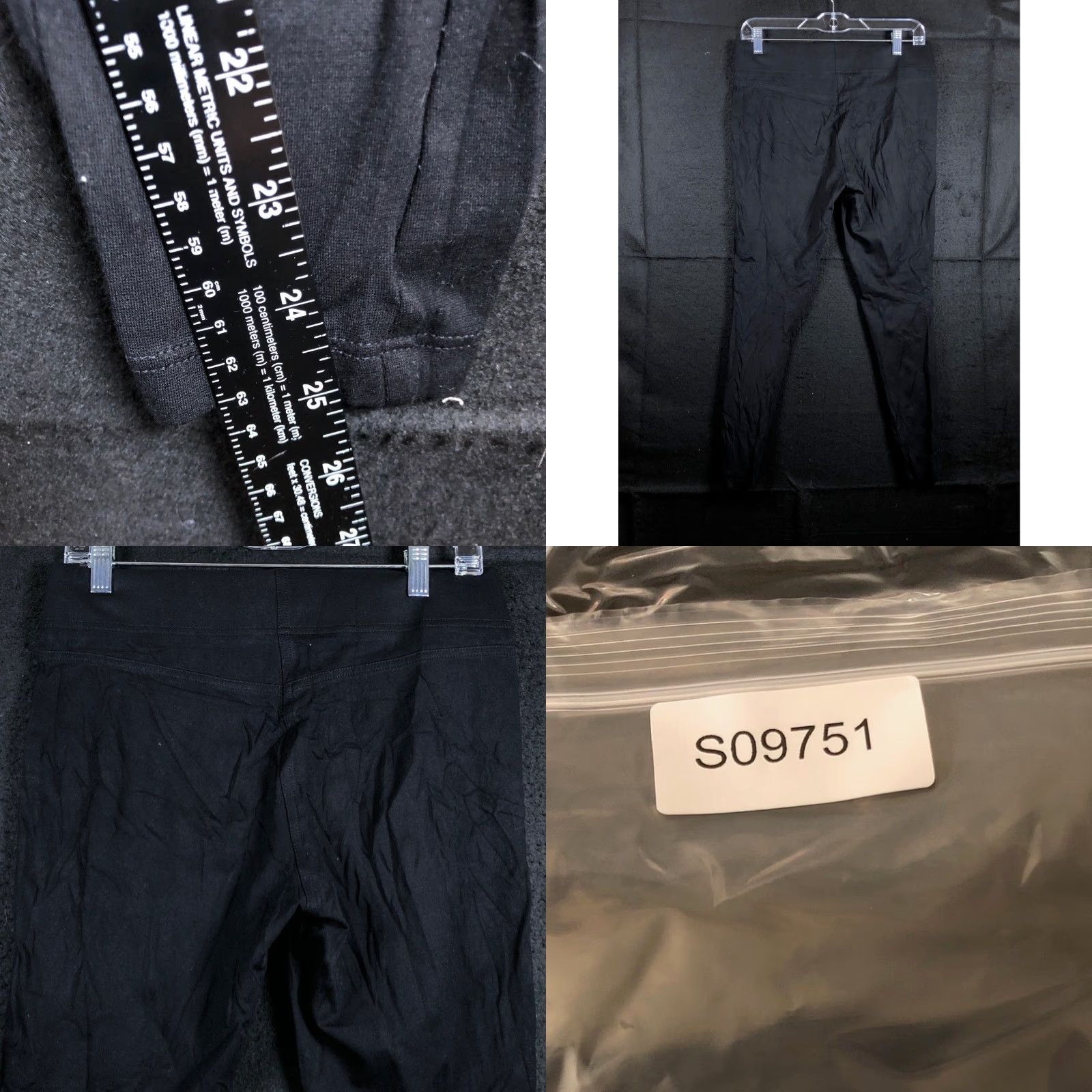 Ann Taylor VINTAGE Ann Taylor LOFT Womens Pants Black Pull On Mid Rise Ankle Stretch 30 in Inseam 25 in M Regular Size 32" / US 10 / IT 46 - 8 Thumbnail
