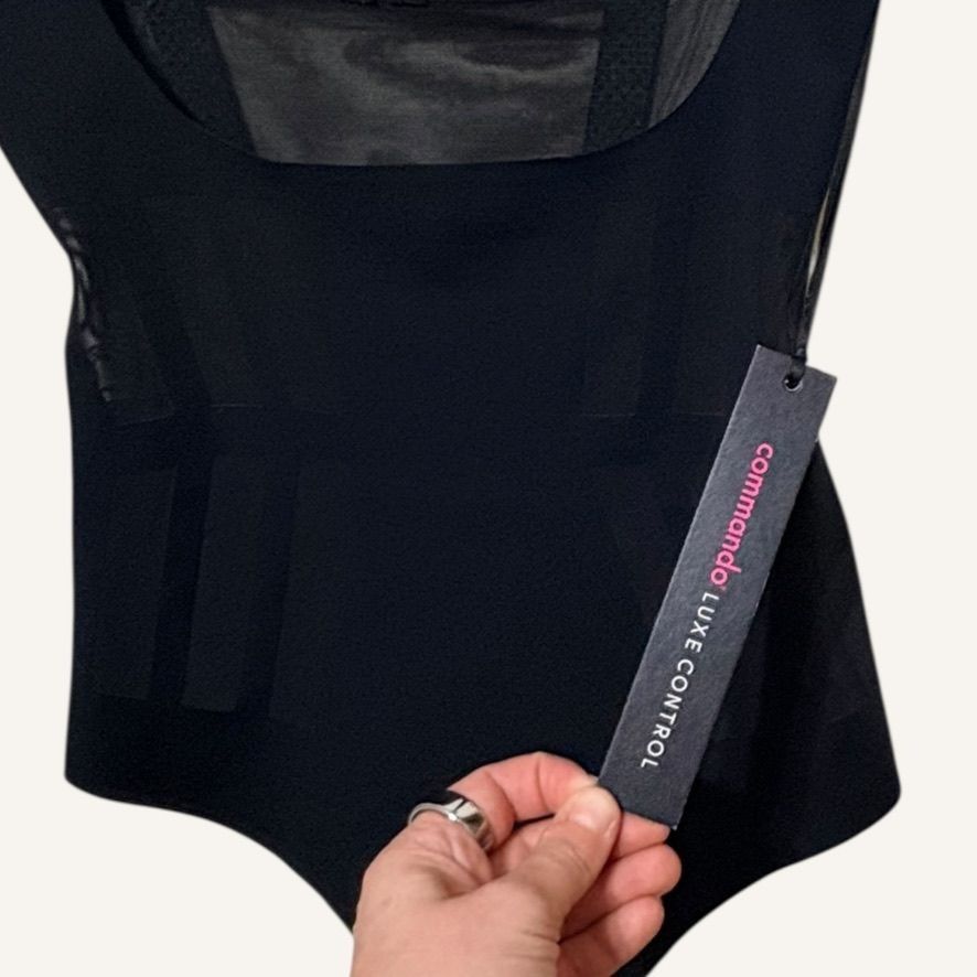 Commando NWT Commando Lux Control Mesh BODYSUIT NEW Small Black Linge Size ONE SIZE - 6 Thumbnail