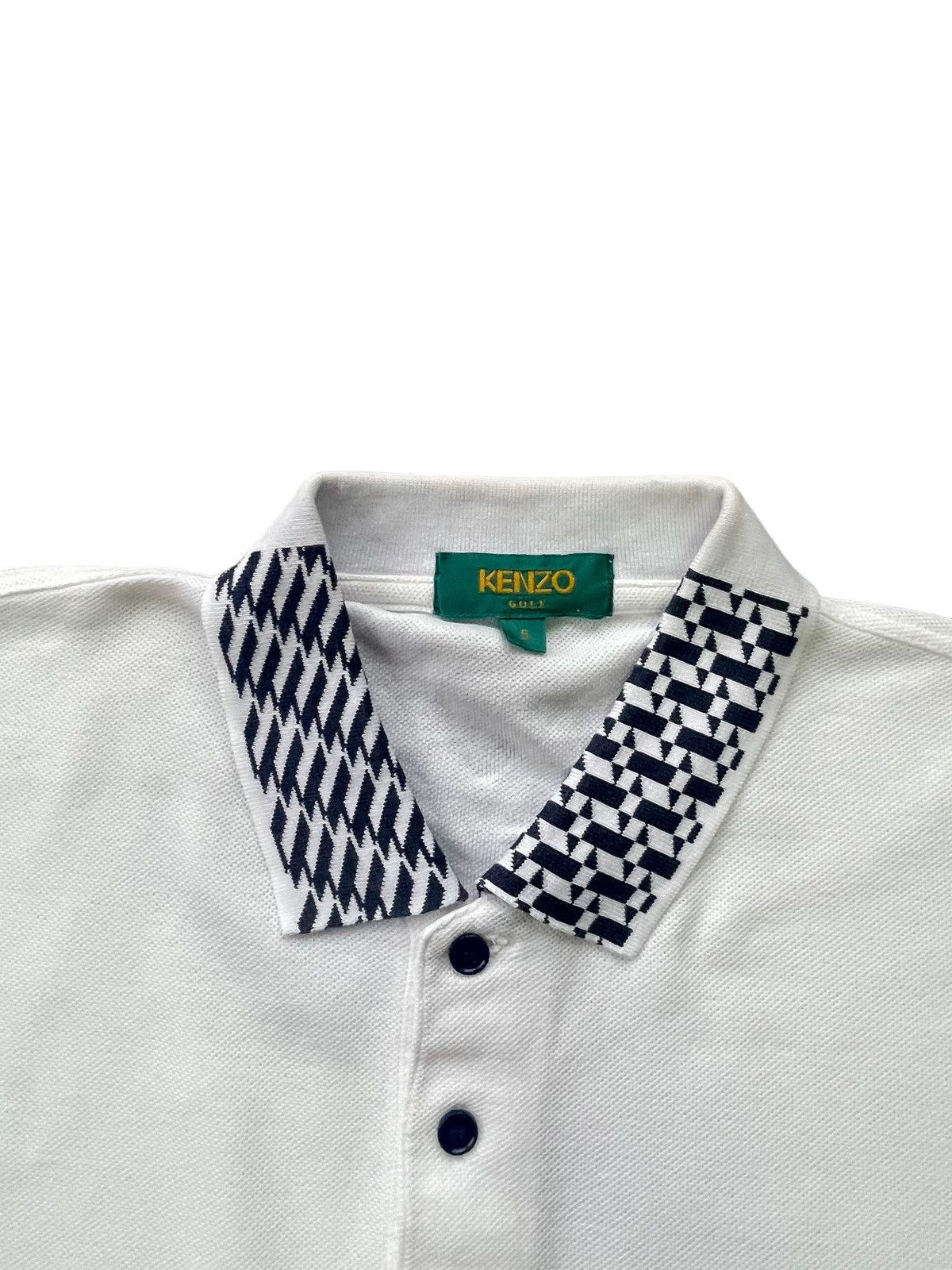 Kenzo Vintage Kenzo Golf Polo Long Sleave Size US XL / EU 56 / 4 - 4 Thumbnail