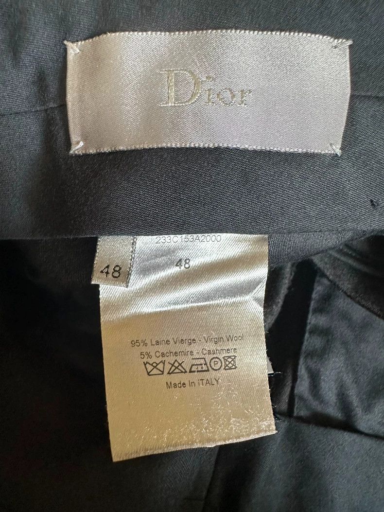 Dior Dior Black trousers 2504-Nextarrow Size 48R - 5 Thumbnail