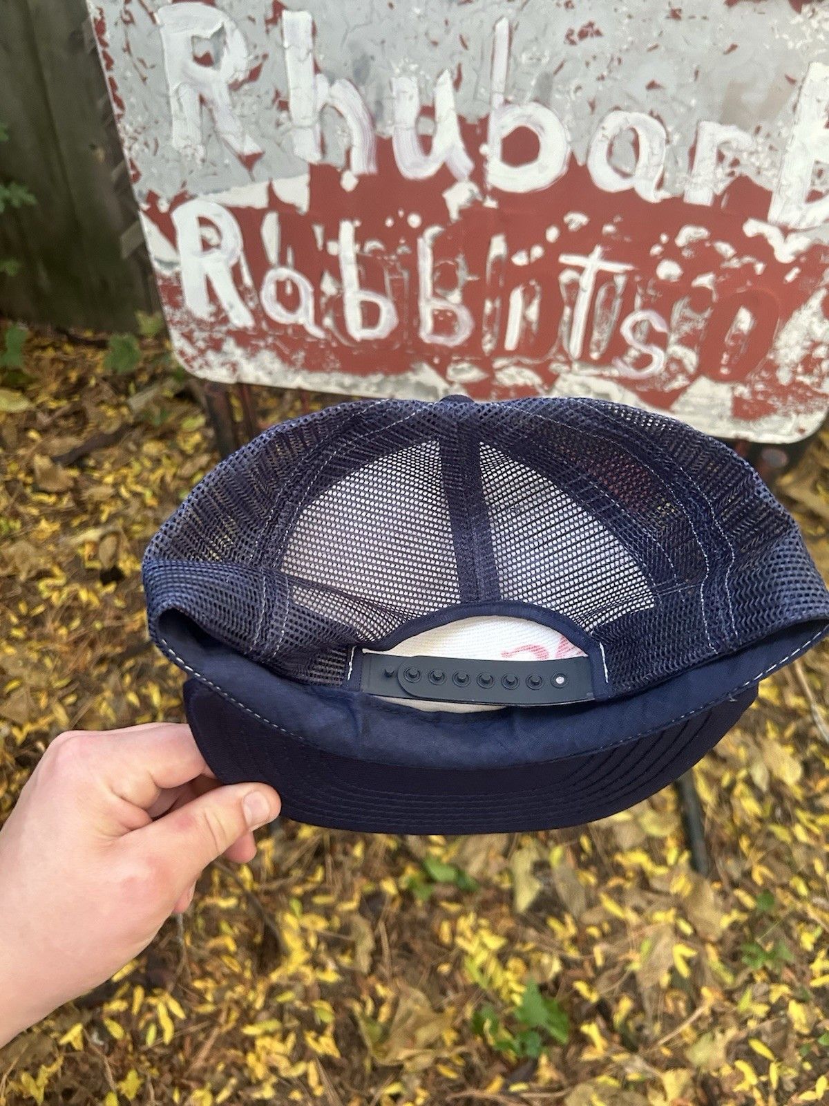 Vintage 80s trucker hat AC Delco batteries racing gold leaf made USA Size ONE SIZE - 4 Thumbnail