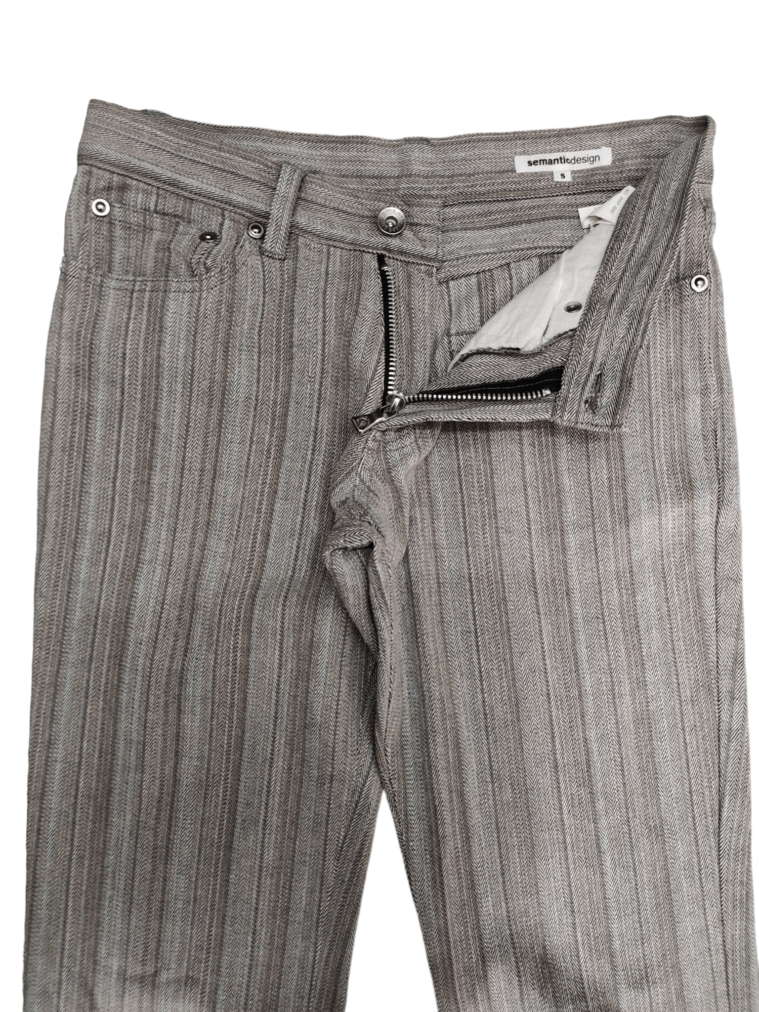 semanticdesign Flare Pants Semantic Design Hbt Boot Cut Y2k Goa Style Size US 27 - 10 Thumbnail