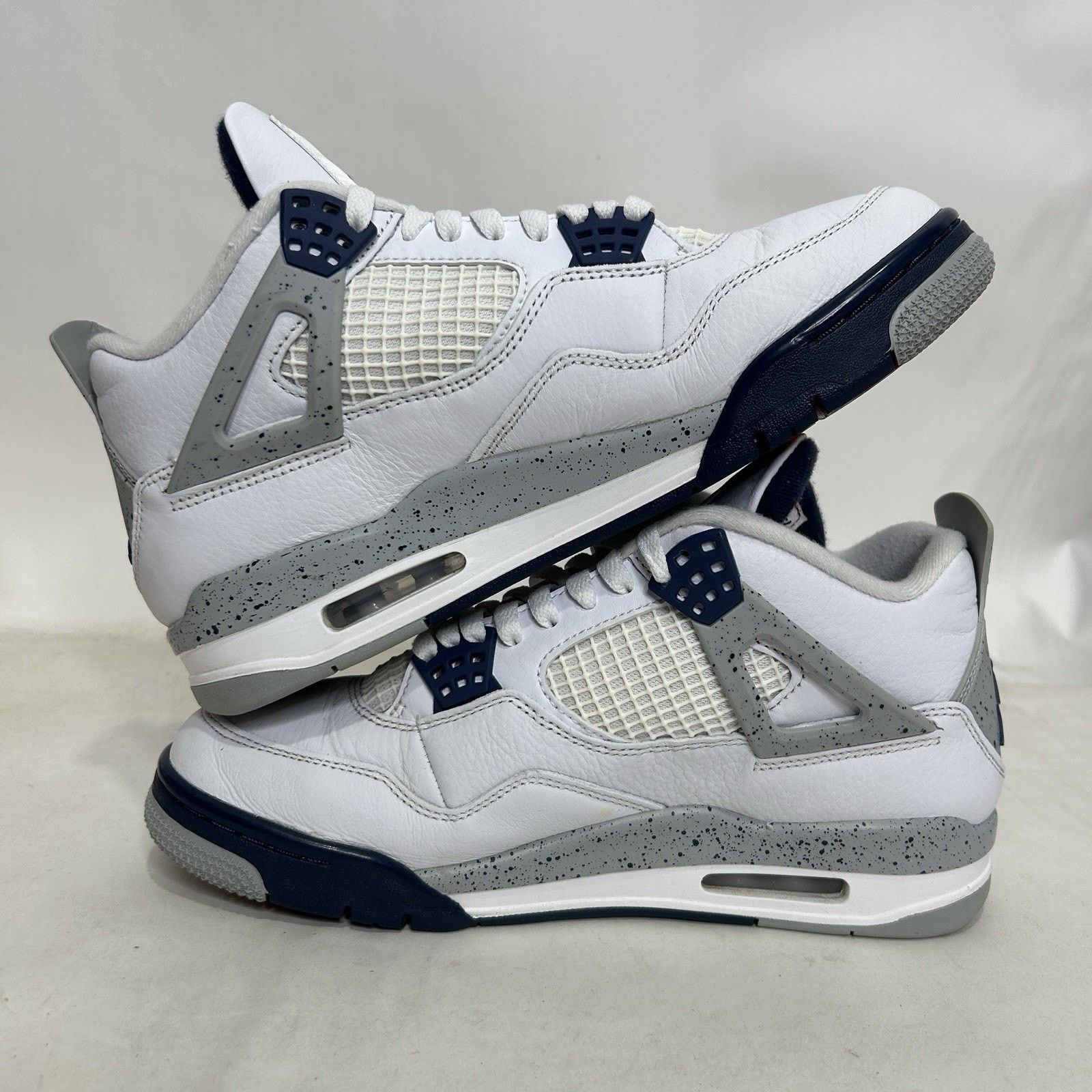 Jordan Brand Nike Air Jordan Retro 4 “Midnight Navy” Size US 9 / EU 42 - 3 Thumbnail