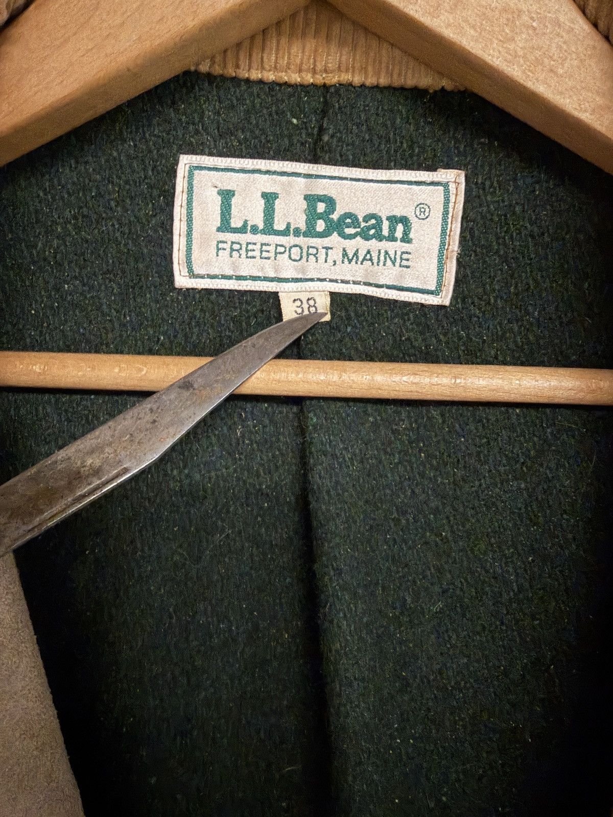 L.L. Bean Vintage L.L. Bean Cowhide Leather and Wool Barn Coat Size US M / EU 48-50 / 2 - 2 Thumbnail