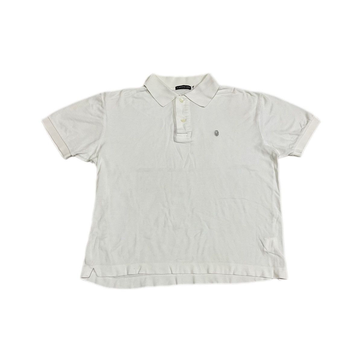 Bape × Nigo 🔥A Bathing Ape Polo Shirt Silver Logo Embroidered Size US M / EU 48-50 / 2 - 2 Thumbnail