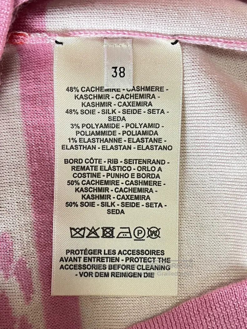 Hermes Hermes Women's pink knitted cardigan Size XS / US 0-2 / IT 36-38 - 8 Thumbnail