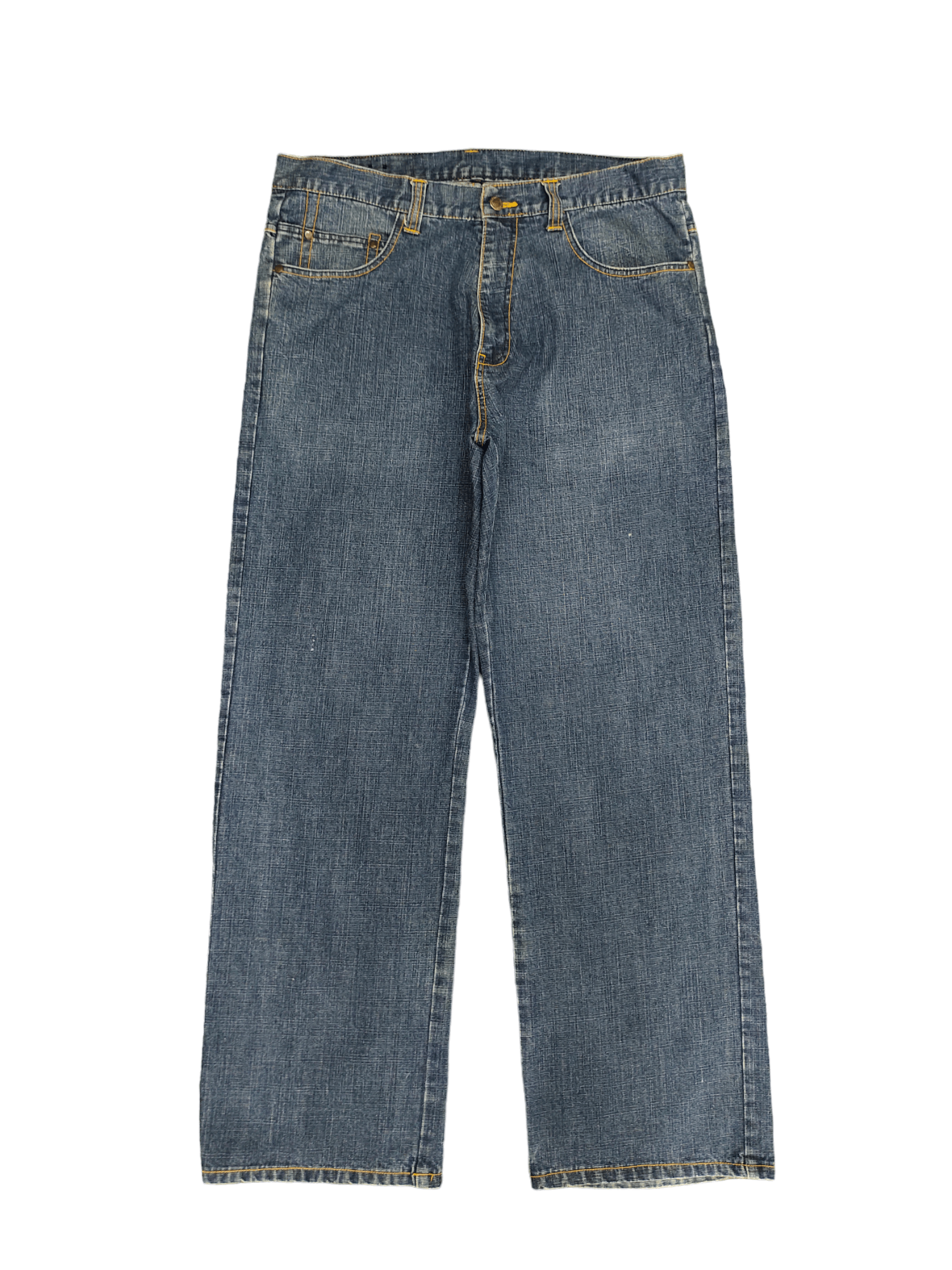 Karl Kani Vintage Y2k Karl Kani Gold Embroidered Baggy Denim Wide Leg Size US 36 / EU 52 - 7 Thumbnail
