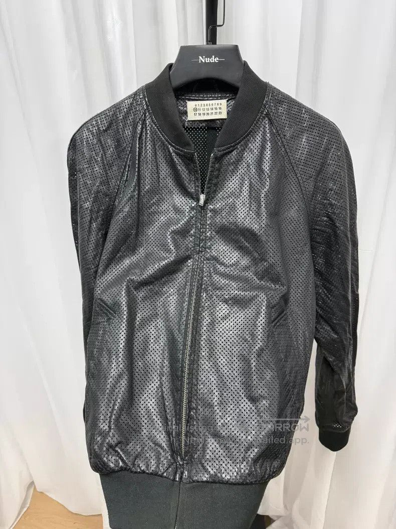 Maison Margiela Maison Margiela Laser Perforated Leather Jacket Size US M / EU 48-50 / 2 - 7 Thumbnail
