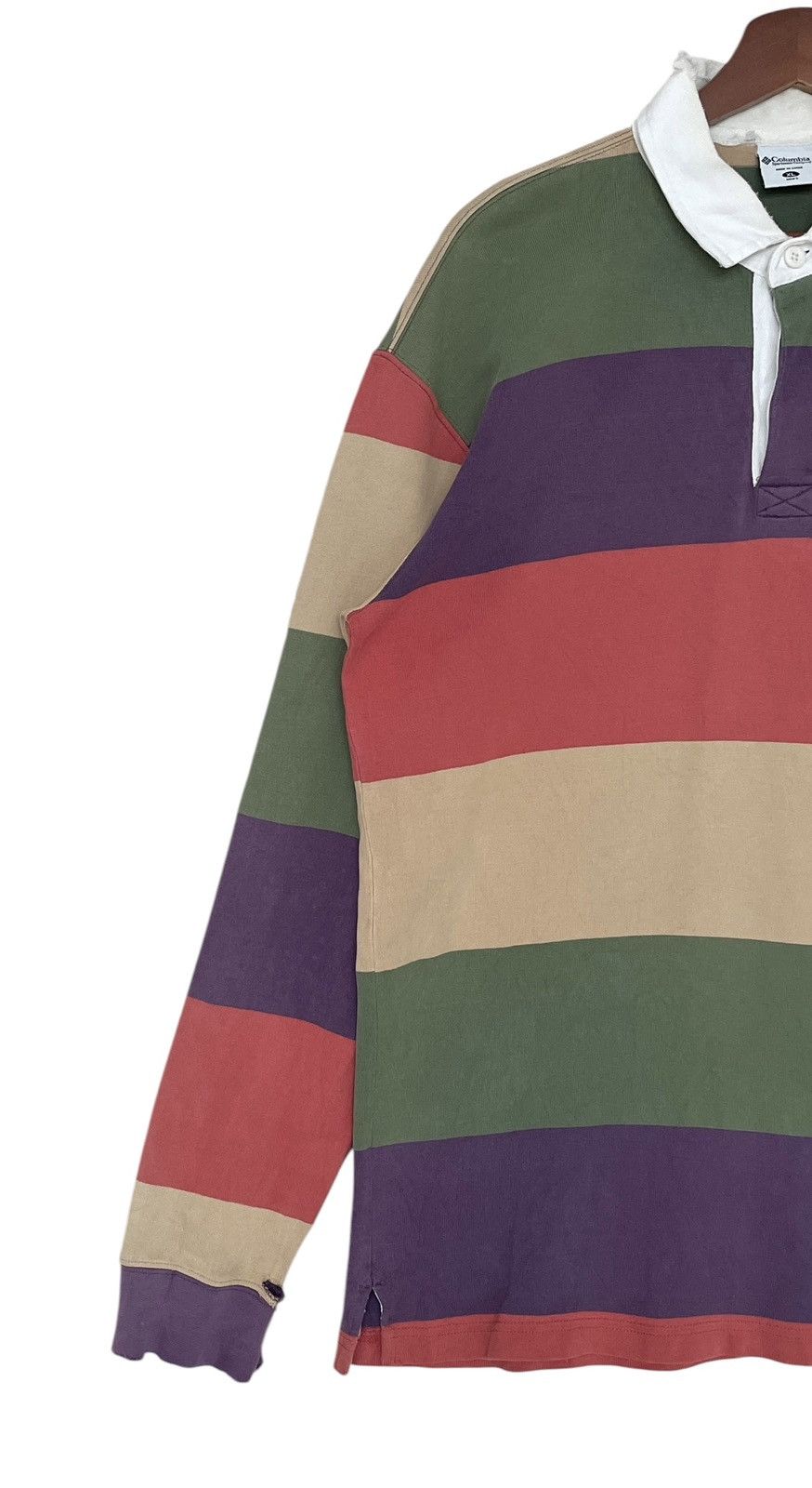 Columbia × Vintage Vintage Brand Columbia Stripe Rugby Shirt 2000s Size US XL / EU 56 / 4 - 3 Thumbnail