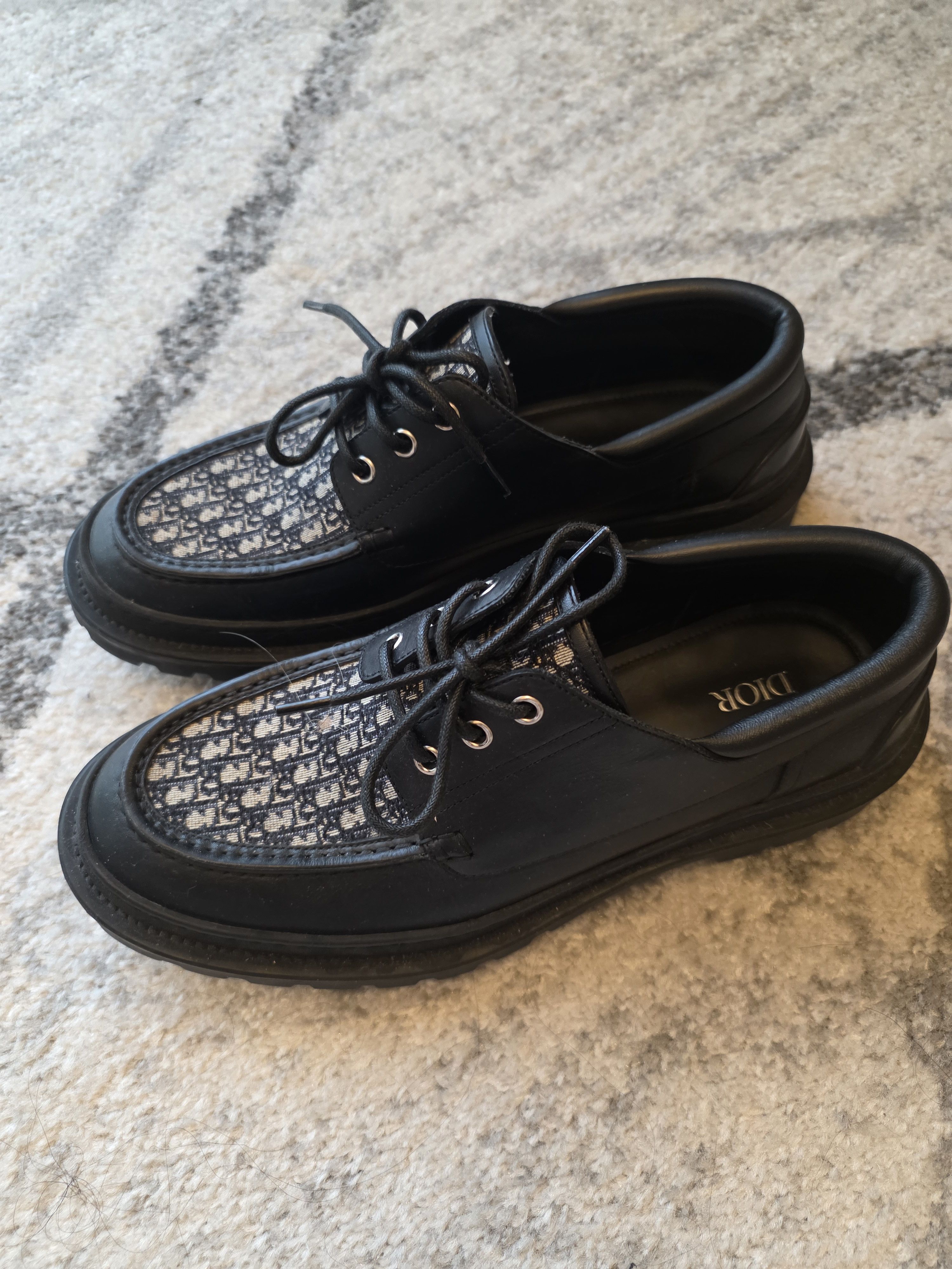 Dior Dior mens Oblique Derby Shoes size 42 us 9 Size US 9 / EU 42 - 2 Thumbnail