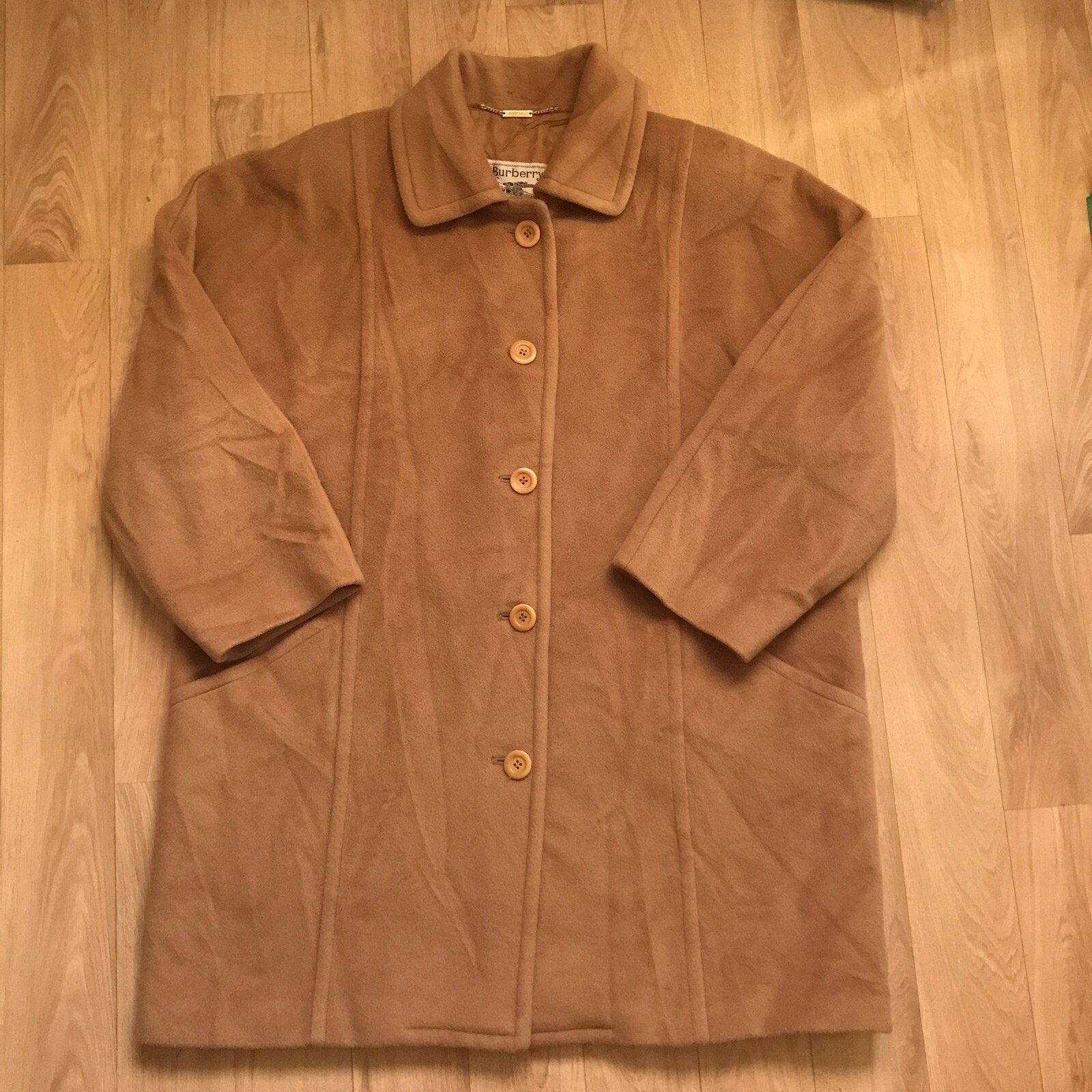Burberry Vintage Burberry WINTER jacket coat wool CAMEL Women Size XL / US 12-14 / IT 48-50 - 1 Thumbnail