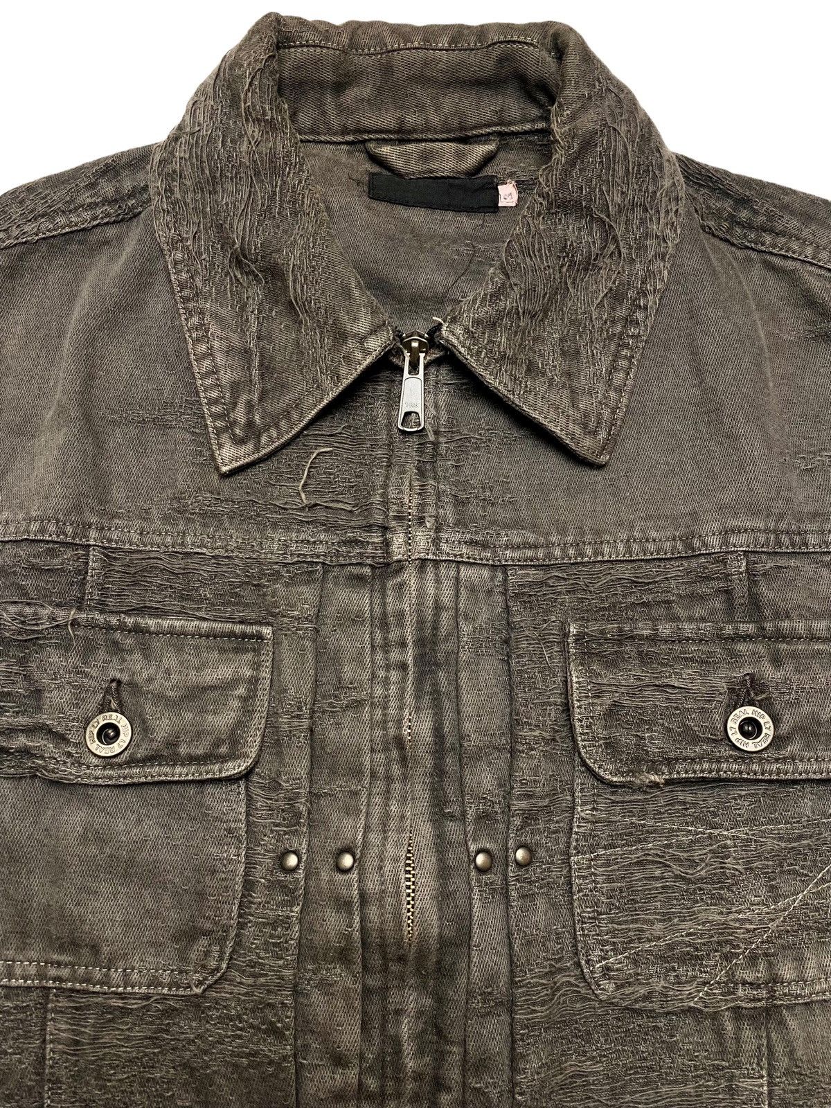 If Six Was Nine 2000s L7 Real Hip - Distressed Root Denim Jacket Size US L / EU 52-54 / 3 - 6 Thumbnail