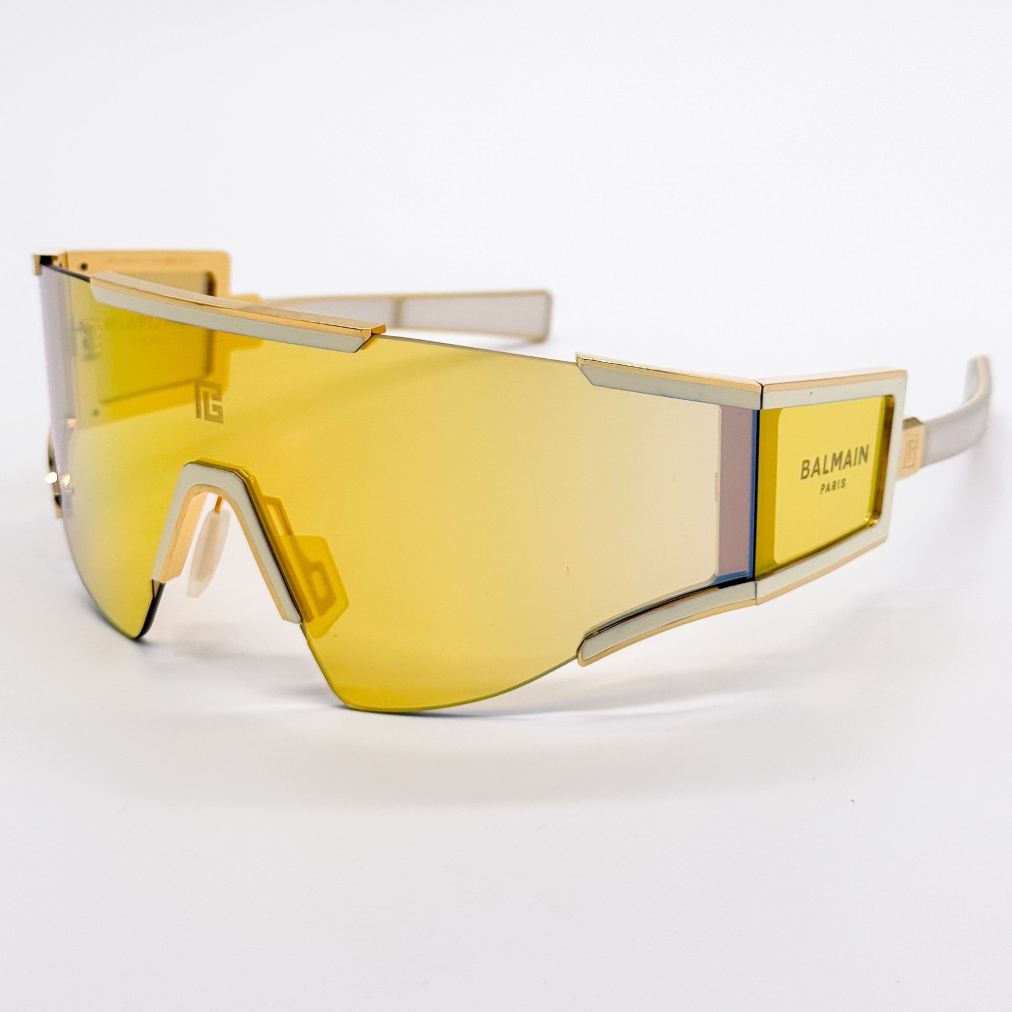 Balmain NEW BALMAIN SUNGLASSES BPS-138B GOLD UNISEX EYEWEAR BALMAIN Size ONE SIZE - 2 Thumbnail