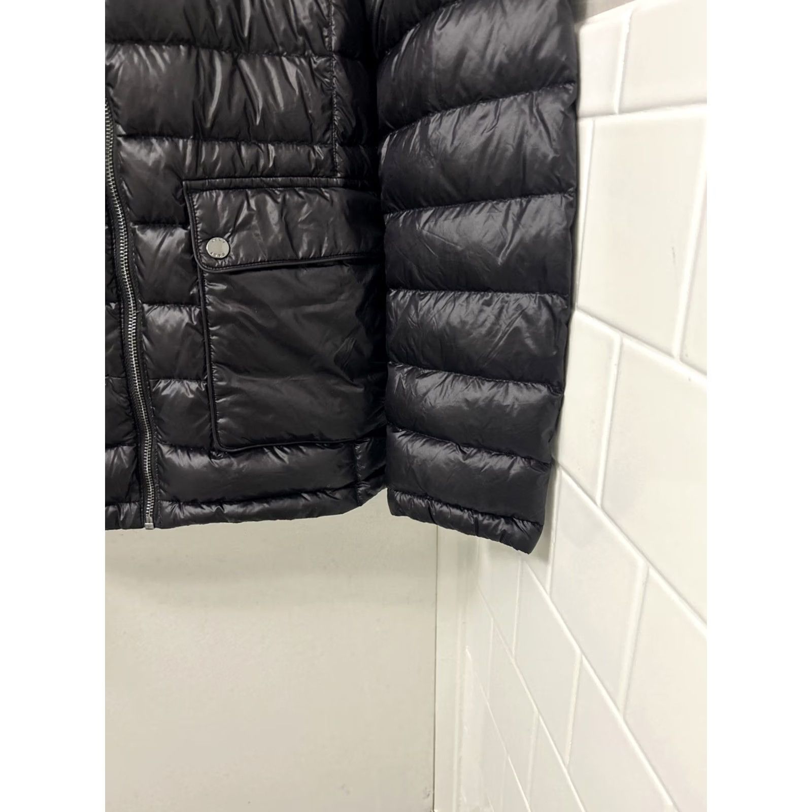DKNY DKNY Puffer Jacket Womens M Black Hooded Full Zip Pockets Coat Convertible Vest Mens? Girls? Size M / US 6-8 / IT 42-44 - 4 Thumbnail