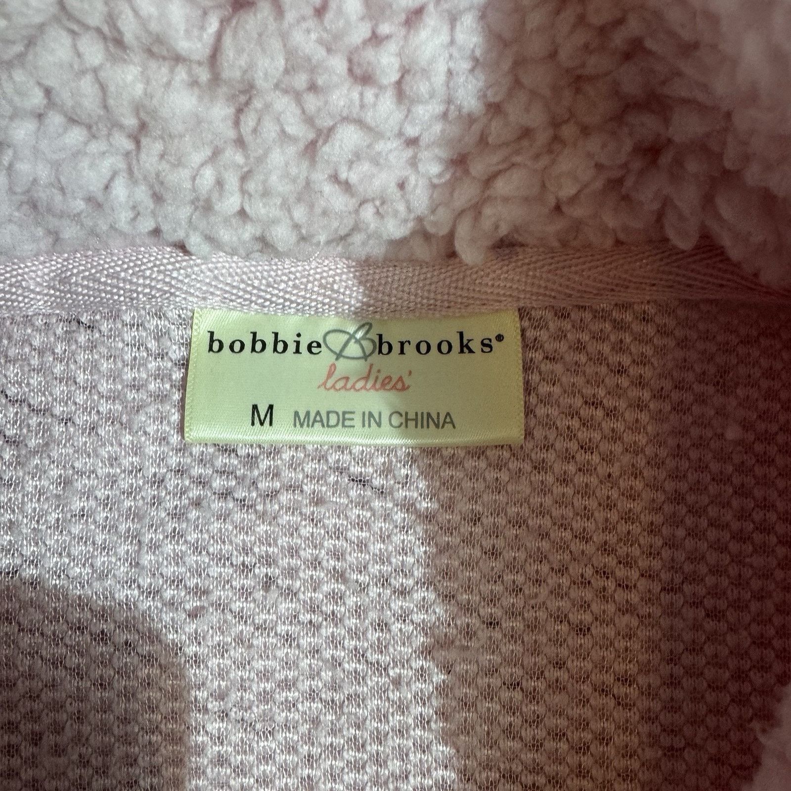 Other Bobbie Brookes Sherpa Fleece Jacket Womens M Cozy Soft Plush Size M / US 6-8 / IT 42-44 - 5 Thumbnail