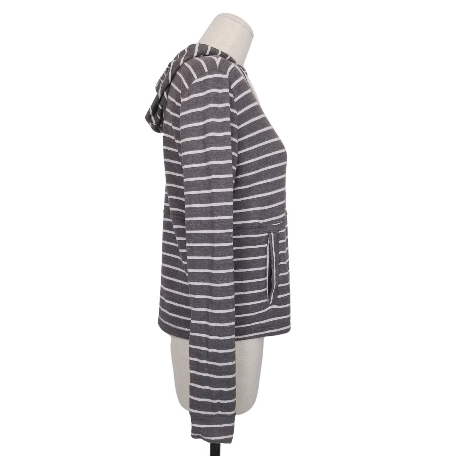 Marine Layer Marine Layer Double Knit Charcoal Gray Stripe Hoodie Small Size S / US 4 / IT 40 - 5 Thumbnail