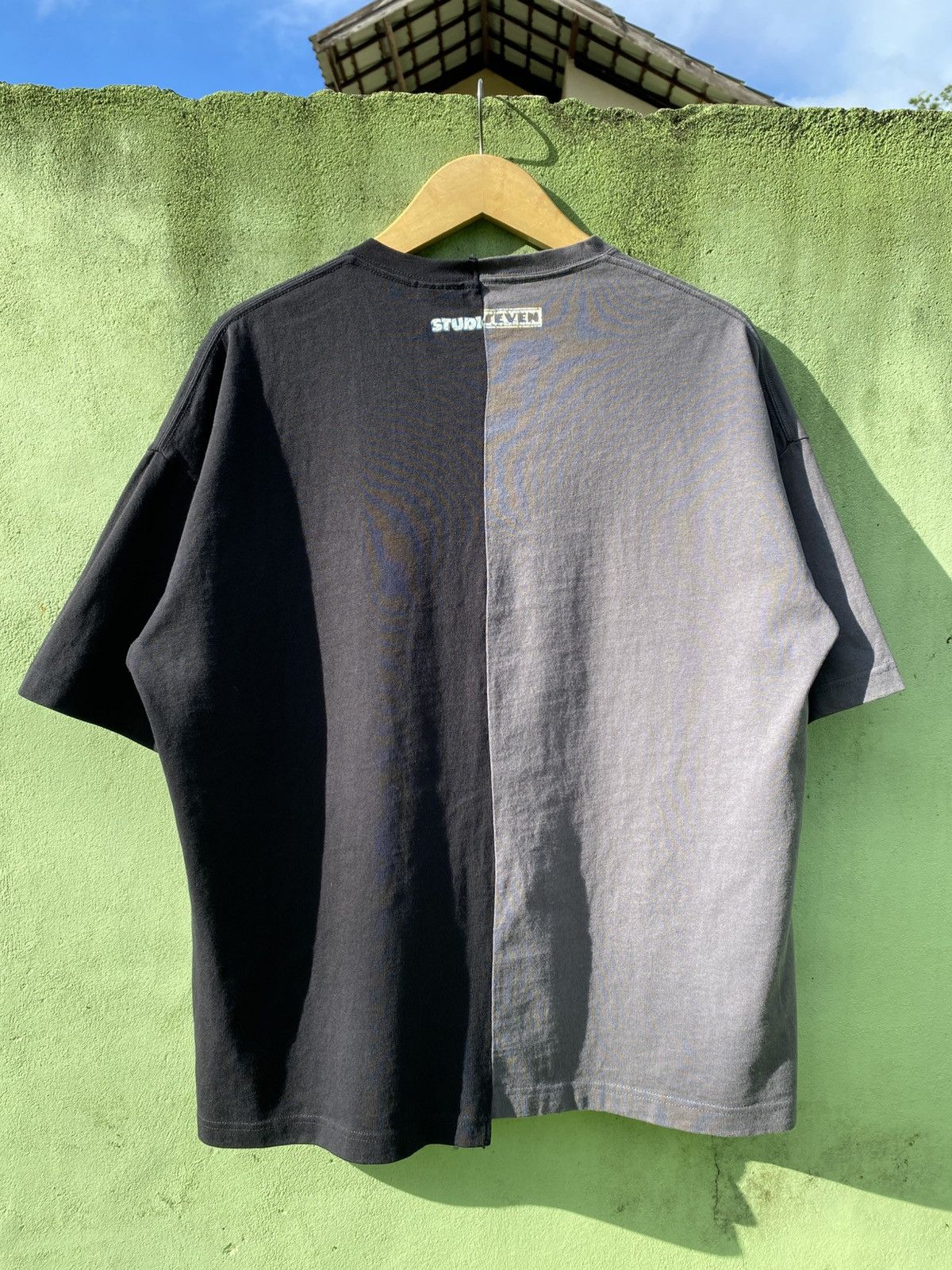 Studio Seven Studio Seven Split Tee Two-Tone Streetwear Essential Japan Size US L / EU 52-54 / 3 - 11 Thumbnail