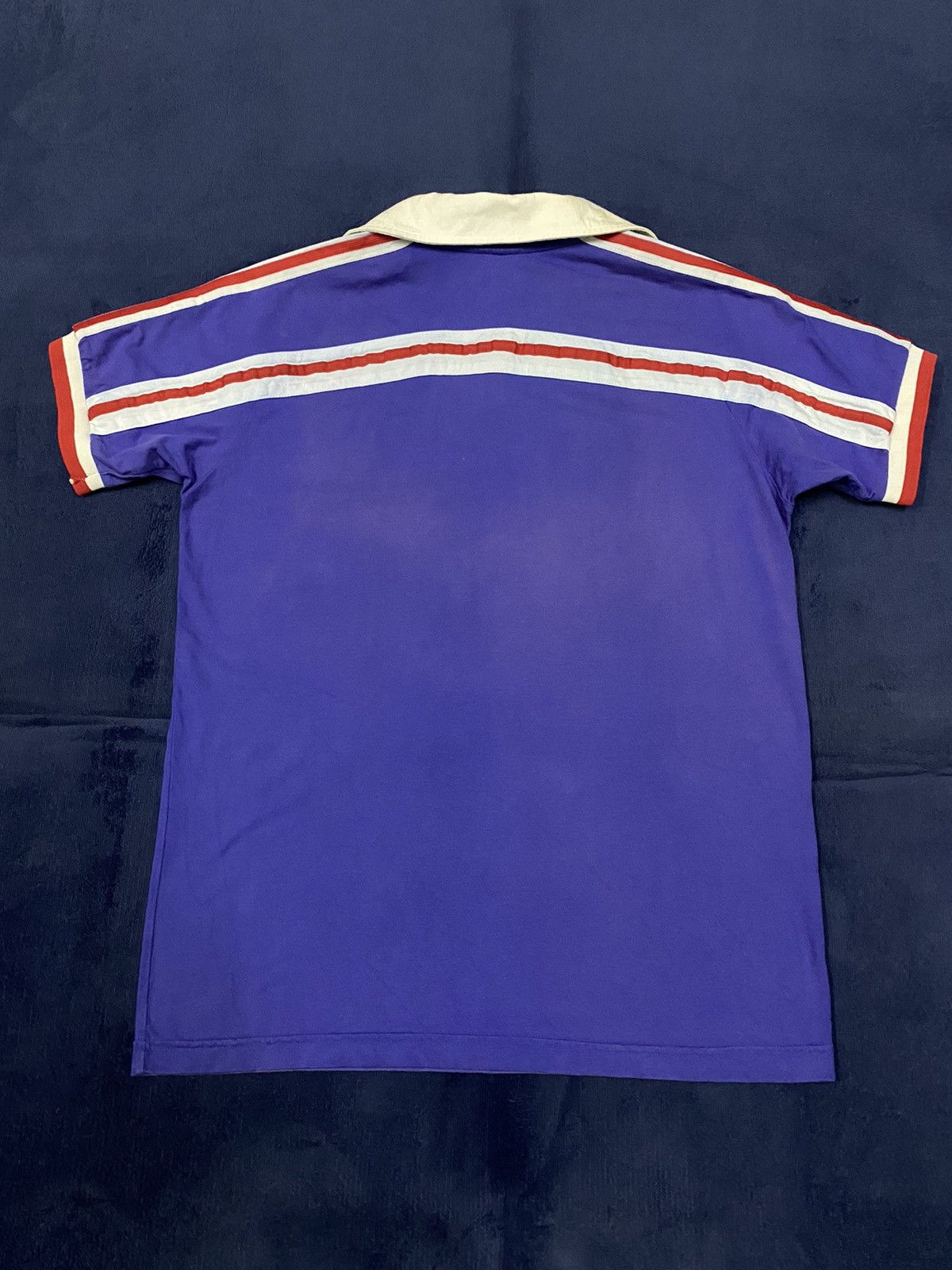 Adidas × Vintage Vintage 90s France International Football Club Polo Tshirt Size US L / EU 52-54 / 3 - 3 Thumbnail