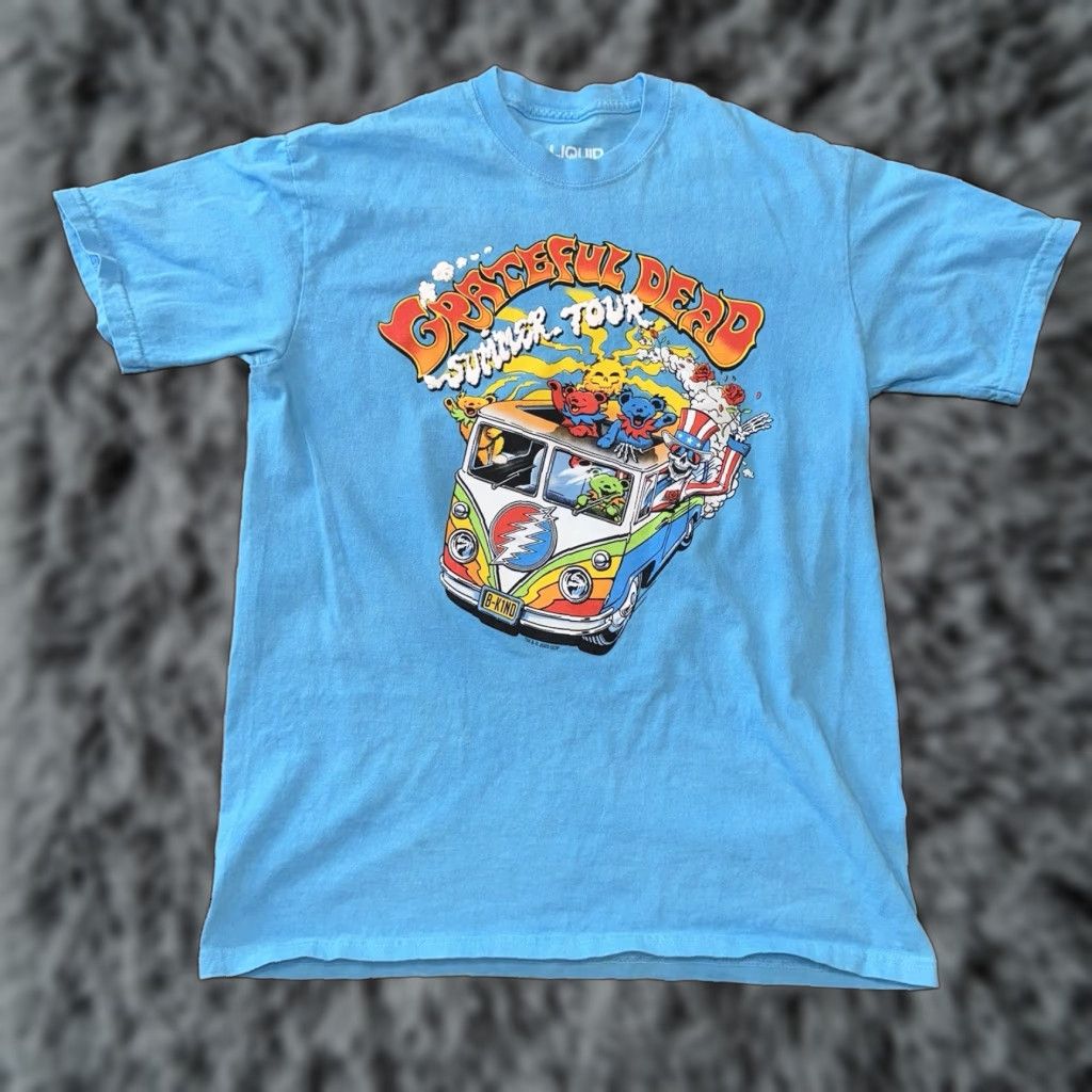 Liquid Blue Grateful Dead Liquid Blue Shirt Adult Size Medium Blue Summer Tour Size US M / EU 48-50 / 2 - 1 Thumbnail