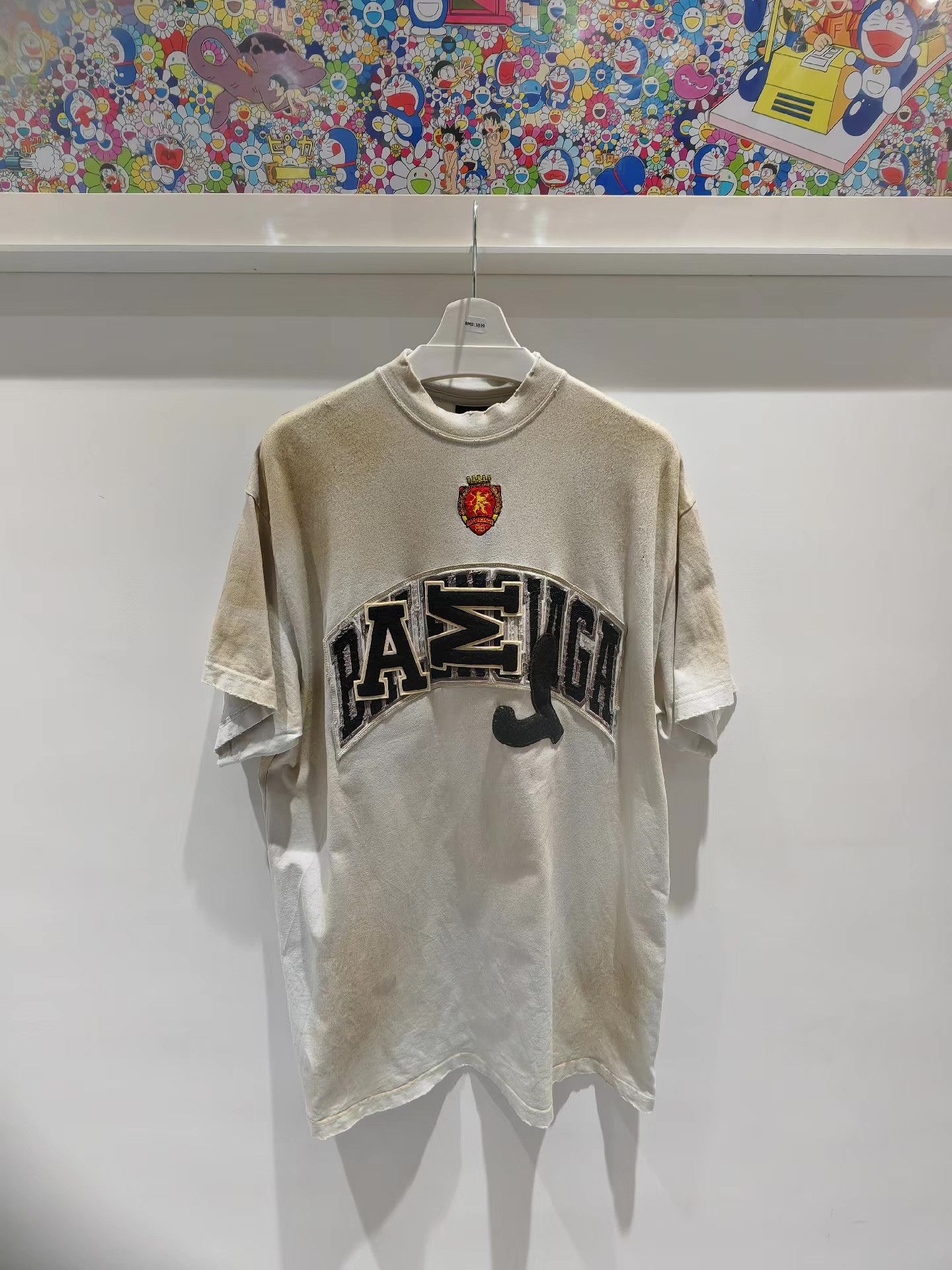 Balenciaga Balenciaga Manchester United Mud-Dyed Short Sleeve Tee Q15 Size US M / EU 48-50 / 2 - 1 Thumbnail