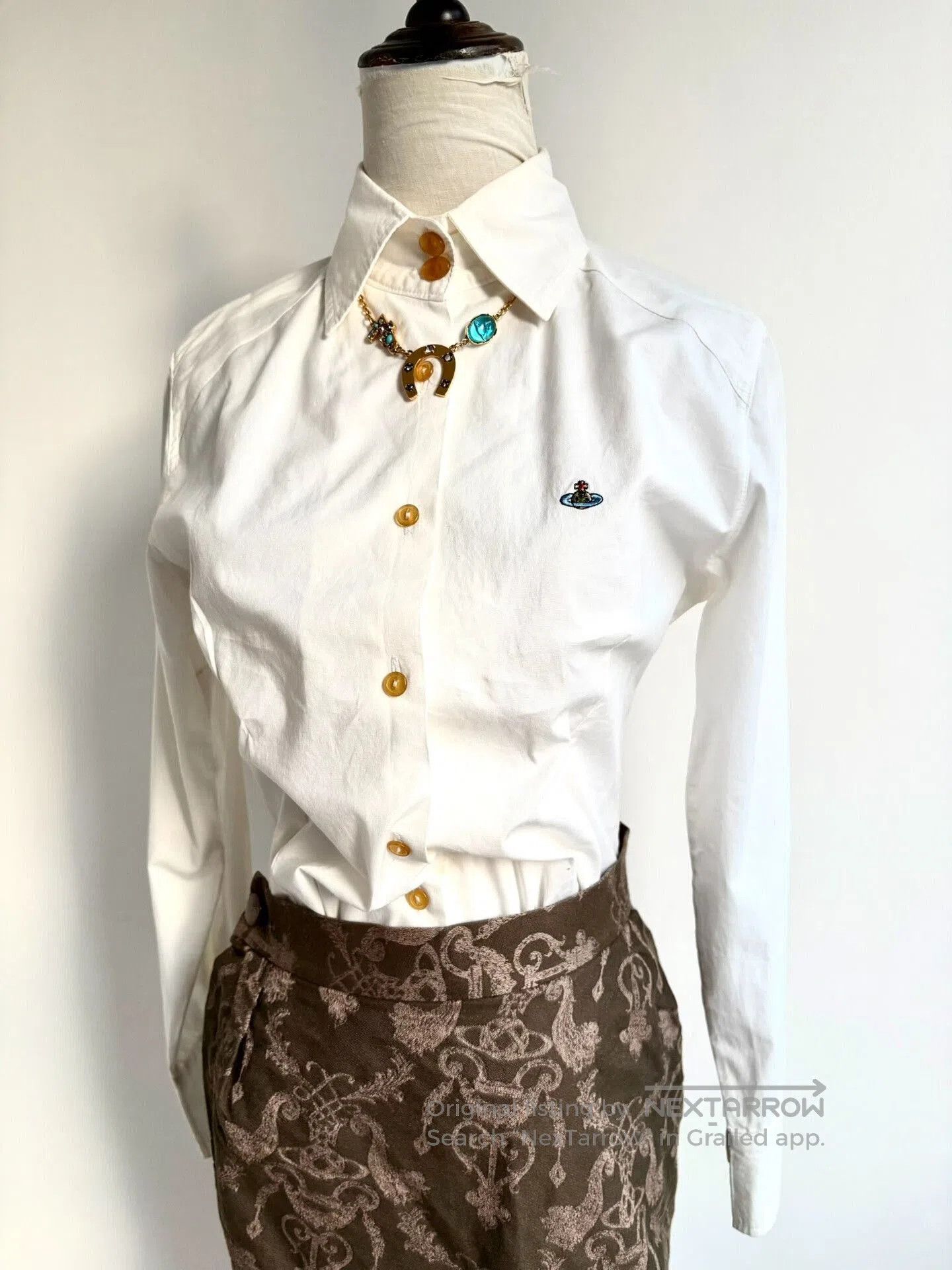 Vivienne Westwood vivienne westwood vintage chandelier saturn print skirt. Size 23" - 6 Thumbnail