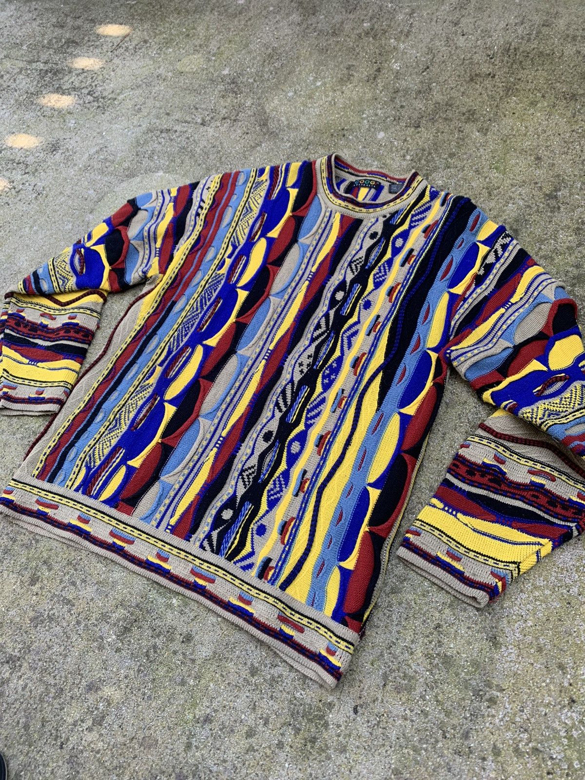 Coogi Vintage Coogi Australia Patterned Sweater Size US L / EU 52-54 / 3 - 3 Thumbnail