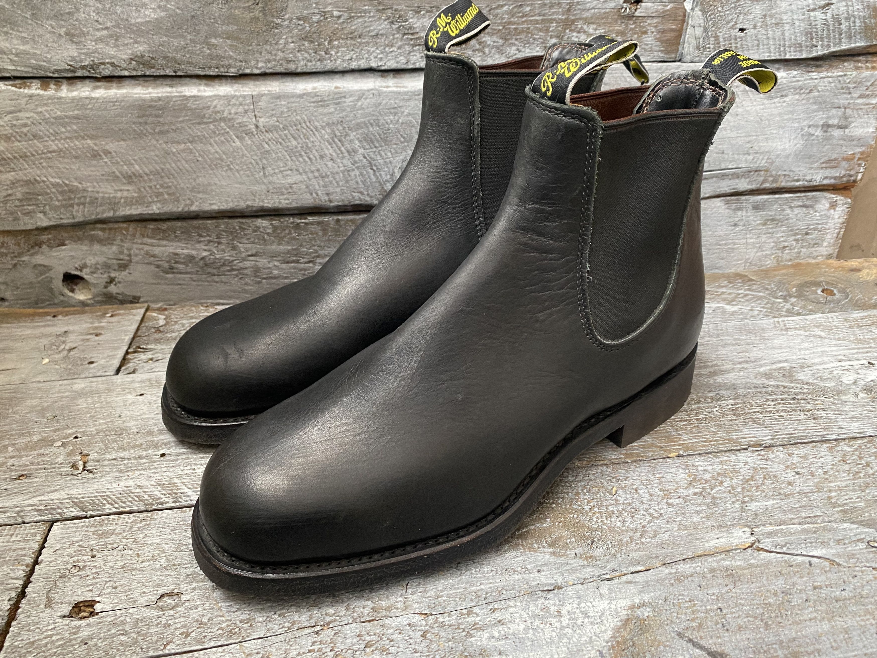 R.M. Williams R.m williams chelsea black leather boots uk 6.5H Size US 6.5 / EU 39-40 - 5 Thumbnail
