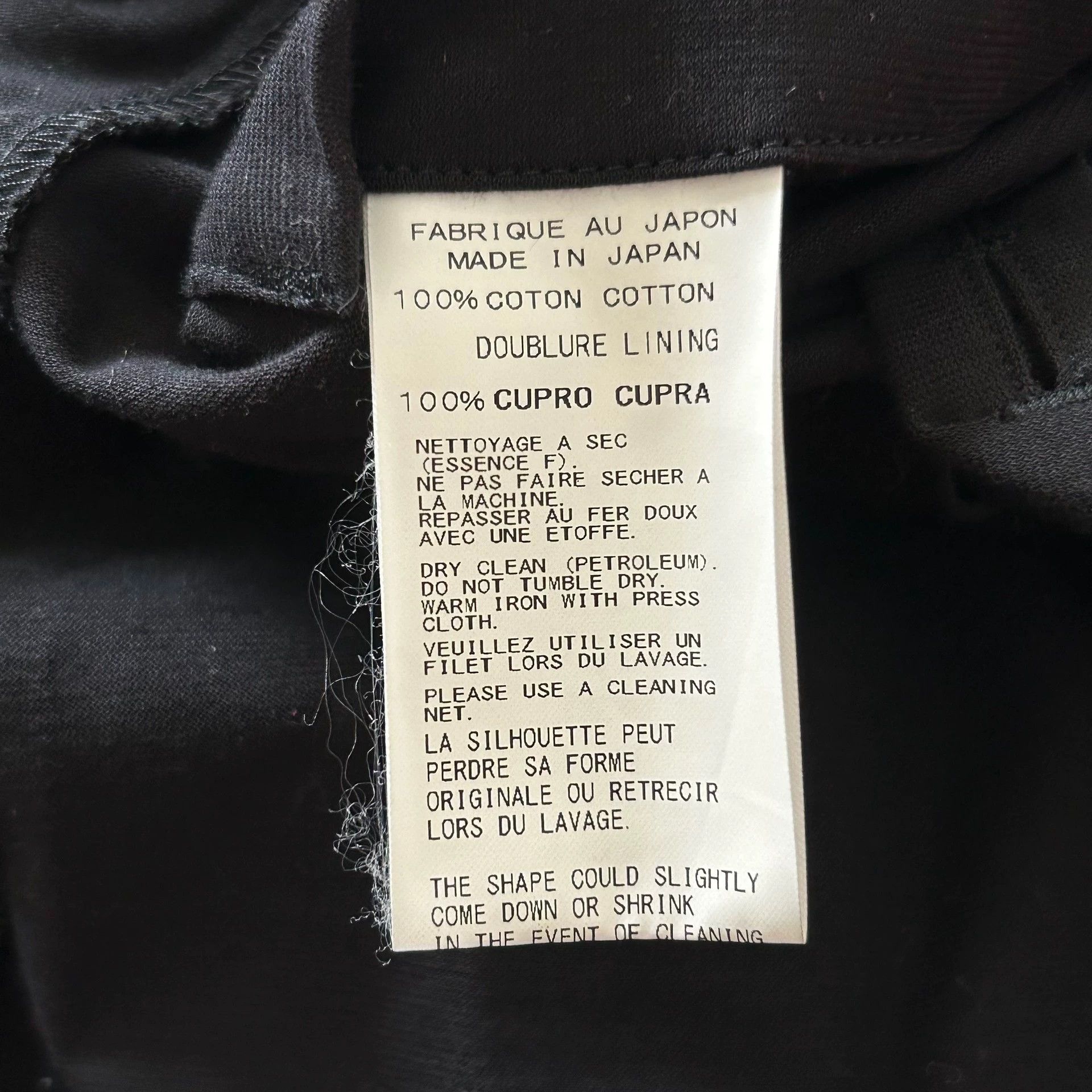 Yohji Yamamoto Yohji Yamamoto 14SS Rain Back-Zip Bias Blazer Sz 2 Size US M / EU 48-50 / 2 - 8 Thumbnail