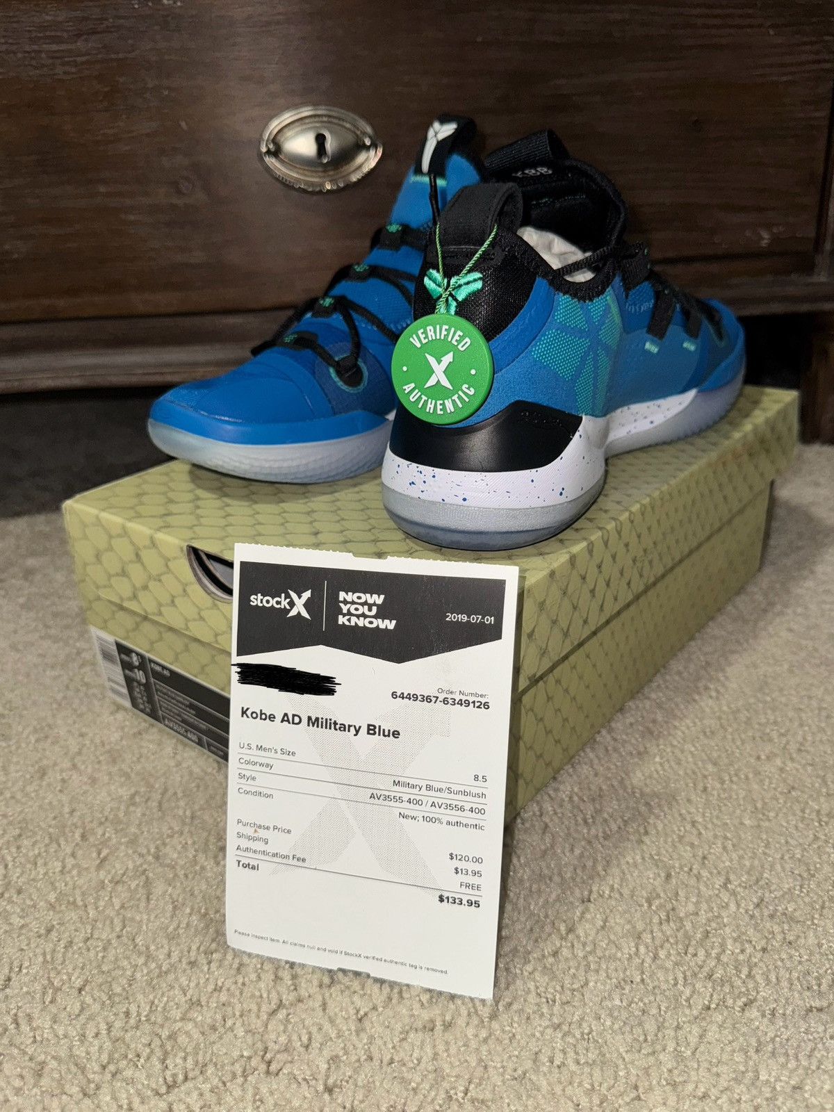 Kobe AD Military Blue