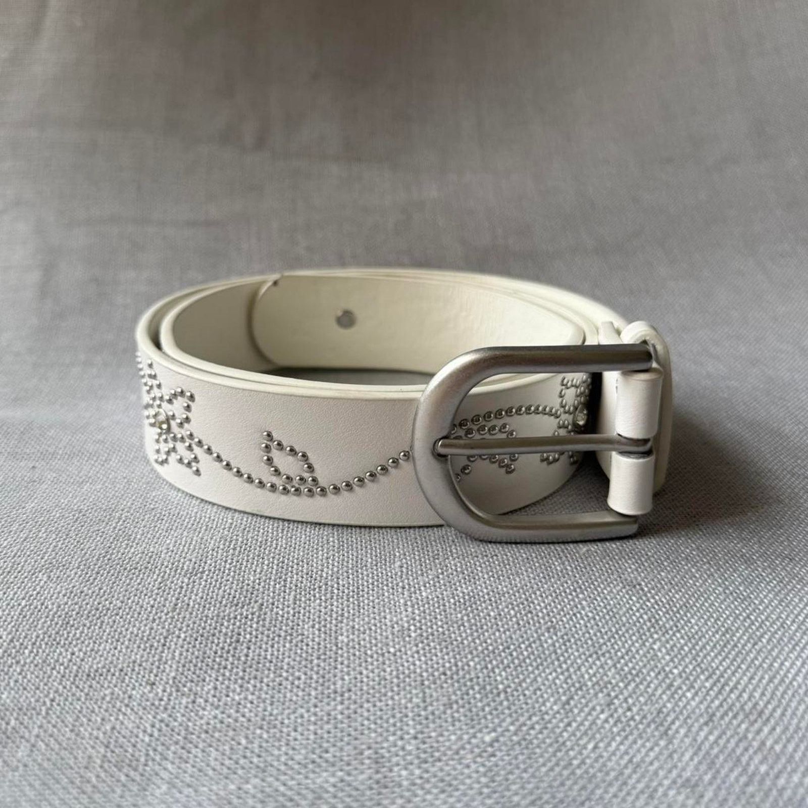 Other White floral studded silver western MENS1 Size ONE SIZE - 4 Thumbnail