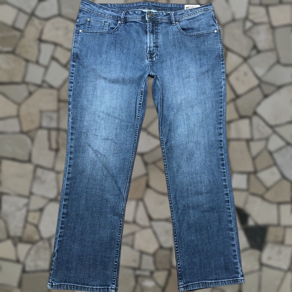 Buffalo David Bitton Buffalo David Bitton Jeans Mens Jeans Regular 38x30 Blue USA Logo 5-Pocket Stretch Straight Vintage No Size US 38 / EU 54 - 1 Thumbnail