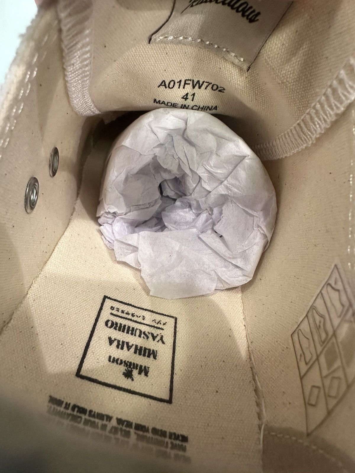 Maison MIHARA YASUHIRO MAISON MIHARA YASUHIRO - Peterson Low White Sneakers Size US 8 / EU 41 - 6 Thumbnail