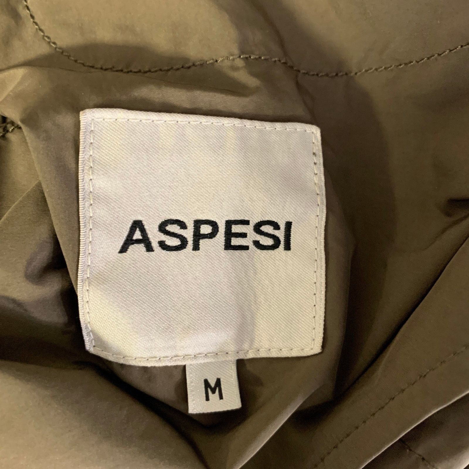 Aspesi ASPESI Green Olive Polyester Blend Notch Lapel Sport Coat M Size 40R - 6 Thumbnail
